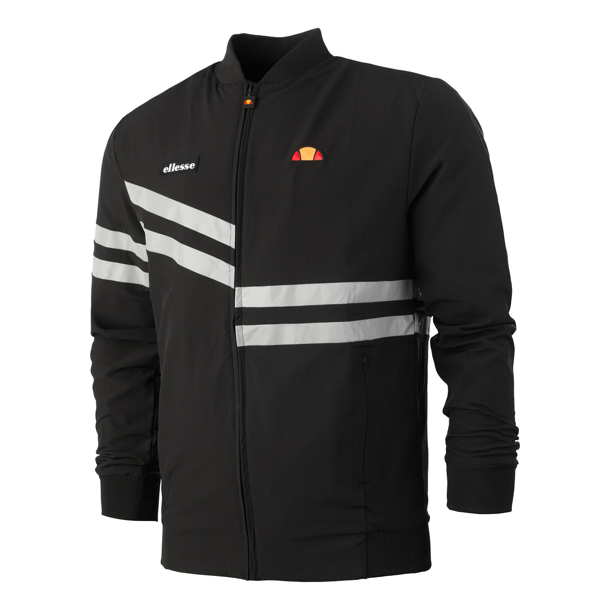 Ellesse Nano Tréninková bunda Muži - černá, stříbrná Ellesse Nano Tréninková bunda Muži - černá, stříbrná