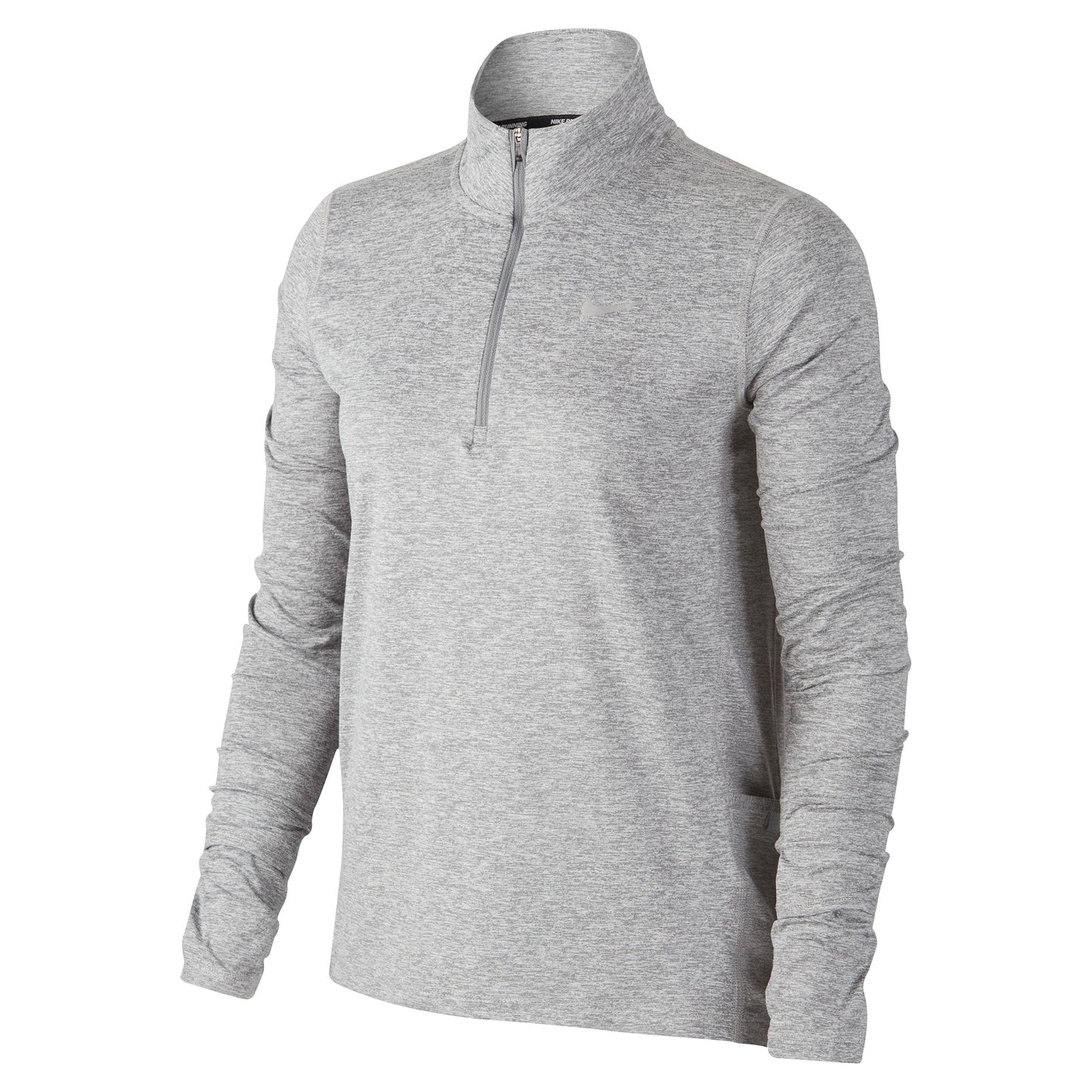 Nike Element Half-Zip Running S dlouhým rukávem Dámy - světle šedá, stříbrná Nike Element Half-Zip Running S dlouhým rukávem Dámy - světle šedá, stříbrná