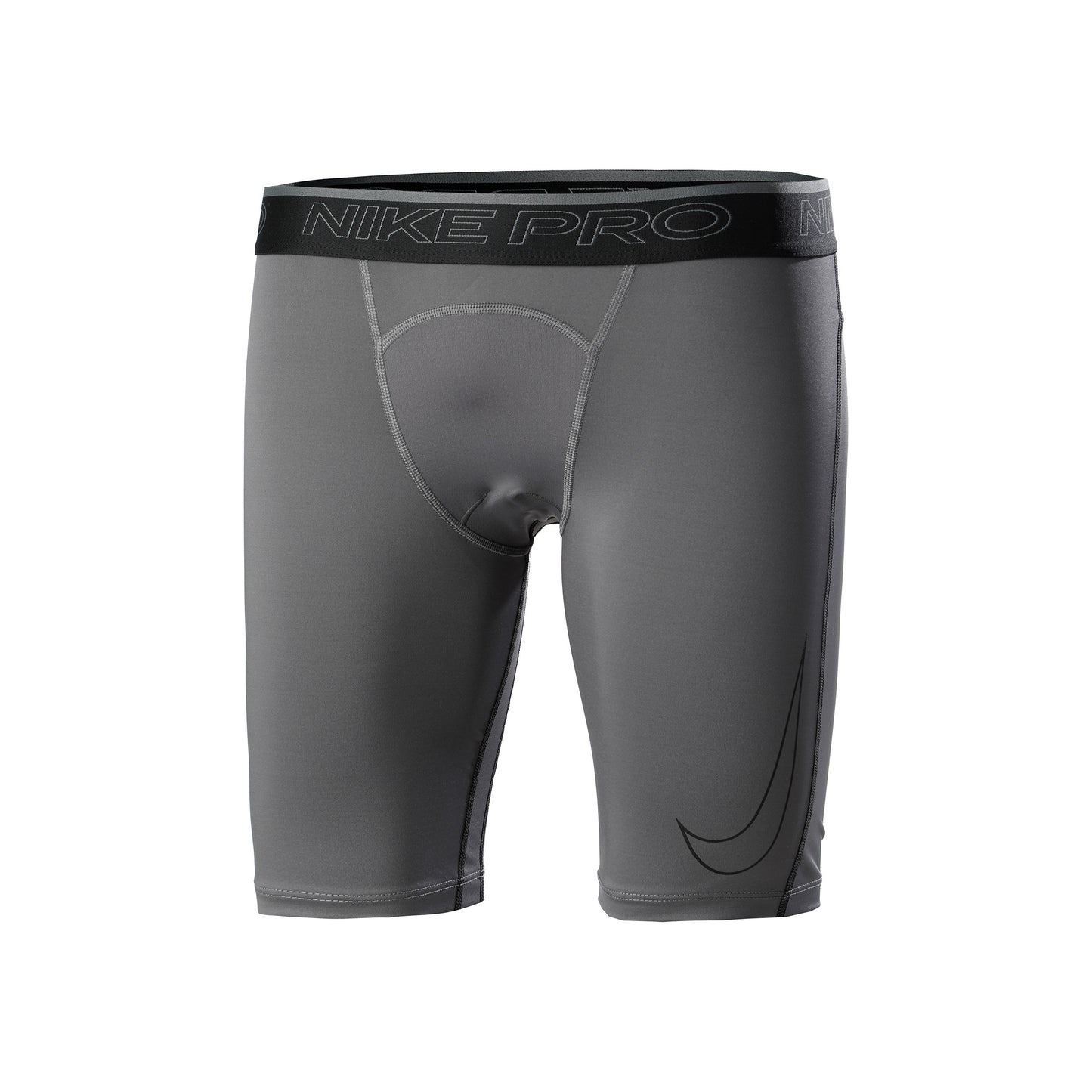 Nike Dri-Fit Long Běžecké punčocháče Muži - šedá, černá Nike Dri-Fit Long Běžecké punčocháče Muži - šedá, černá