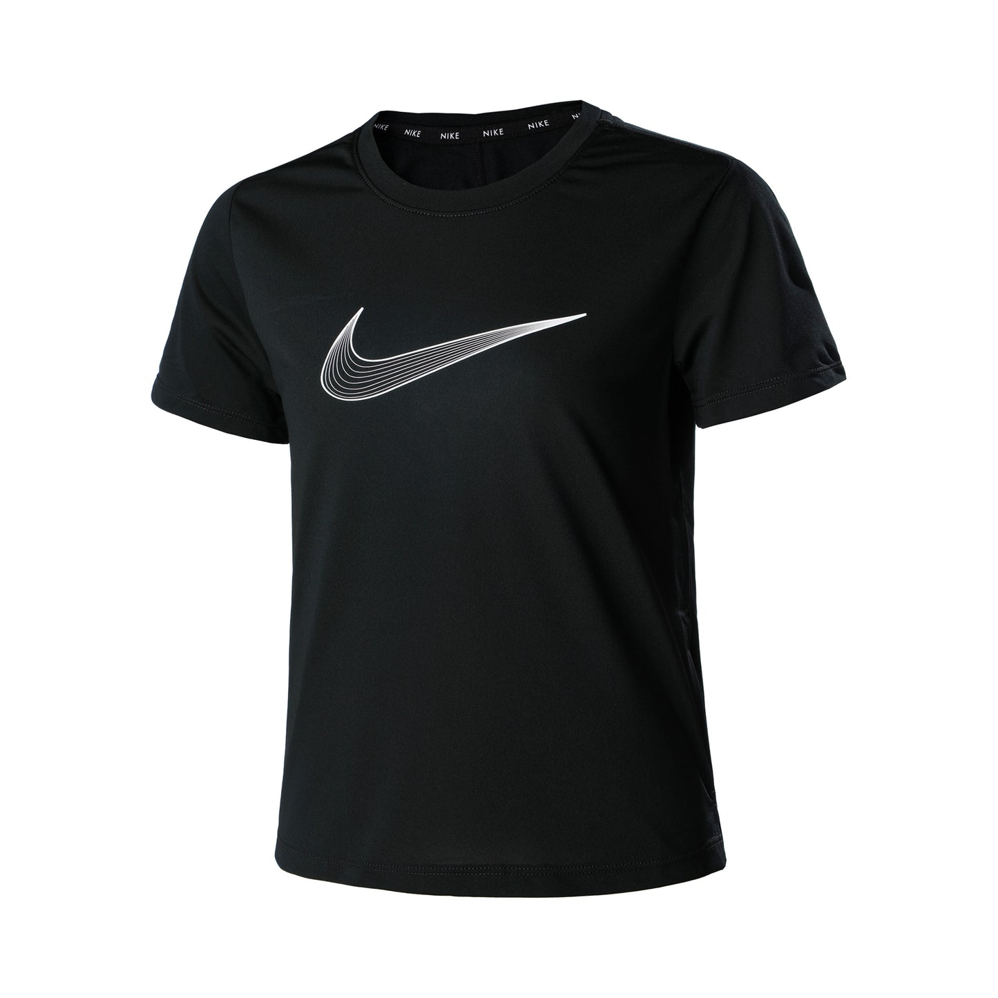Nike Dri-Fit One Graphic Tričko Dívky-Černá,Bílá Nike Dri-Fit One Graphic Tričko Dívky-Černá,Bílá