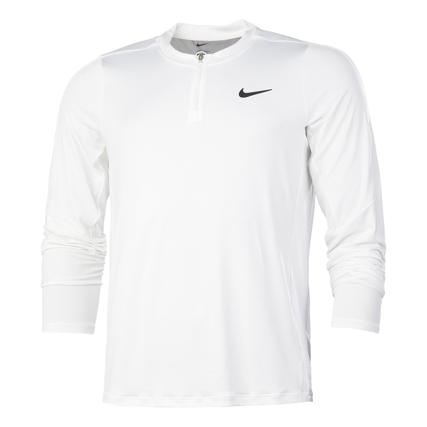Nike Court Dri-Fit Half-Zip S dlouhým rukávem Muži - bílá, Nike Court Dri-Fit Half-Zip S dlouhým rukávem Muži - bílá,