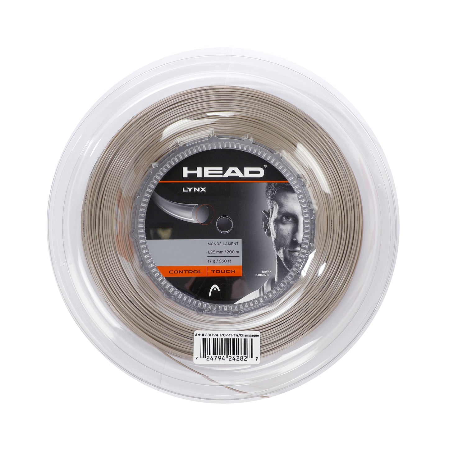 HEAD Lynx Výplet-Role 200m Special Edition-Přírodní Barvy HEAD Lynx Výplet-Role 200m Special Edition-Přírodní Barvy