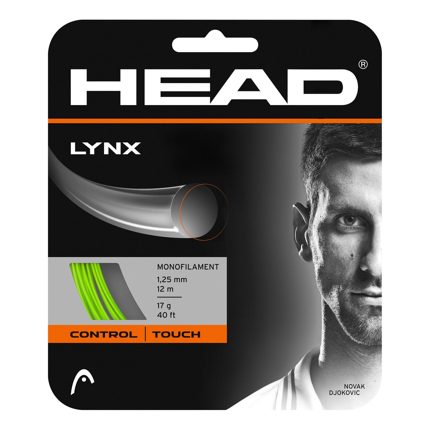HEAD Lynx Výpletová Sada 12m-Zelená HEAD Lynx Výpletová Sada 12m-Zelená