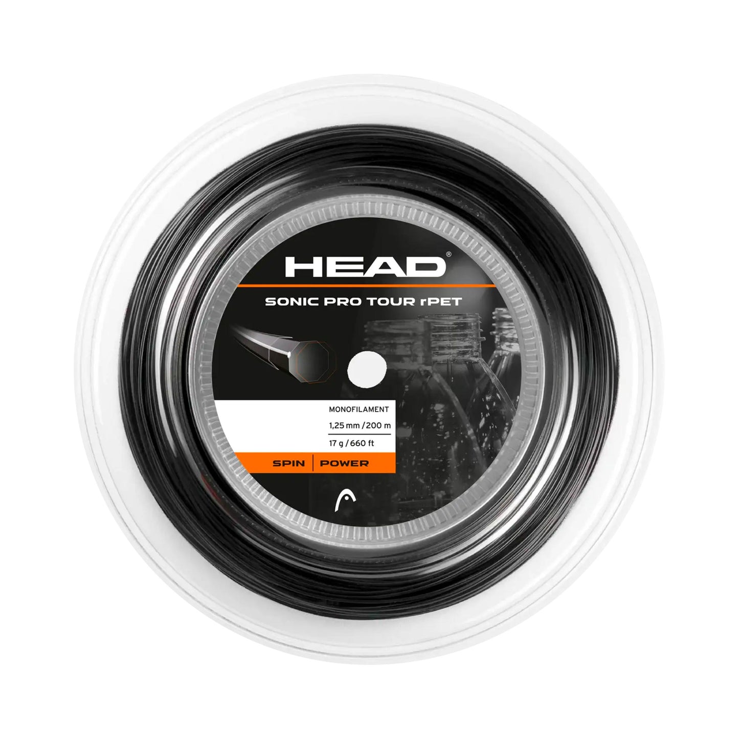 HEAD Sonic Pro Touch Výplet - role 200m - antrazitová HEAD Sonic Pro Touch Výplet - role 200m - antrazitová