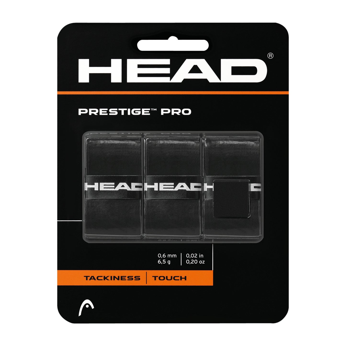 HEAD Prestige Pro 3ks v baleni - černá HEAD Prestige Pro 3ks v baleni - černá