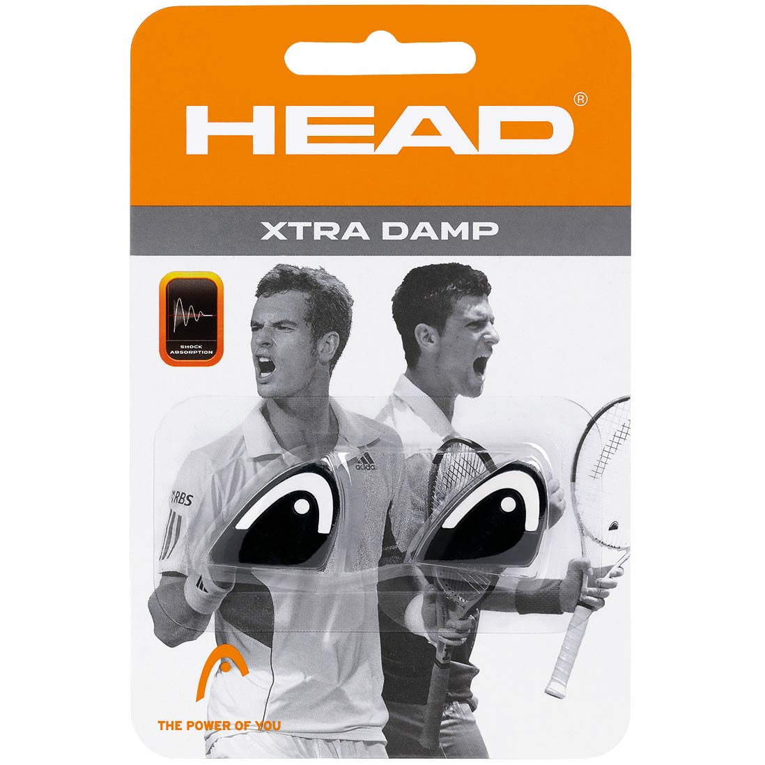 HEAD Xtra Damp Pack Tlumítko Vibrací 2ks V Baleni-Černá HEAD Xtra Damp Pack Tlumítko Vibrací 2ks V Baleni-Černá