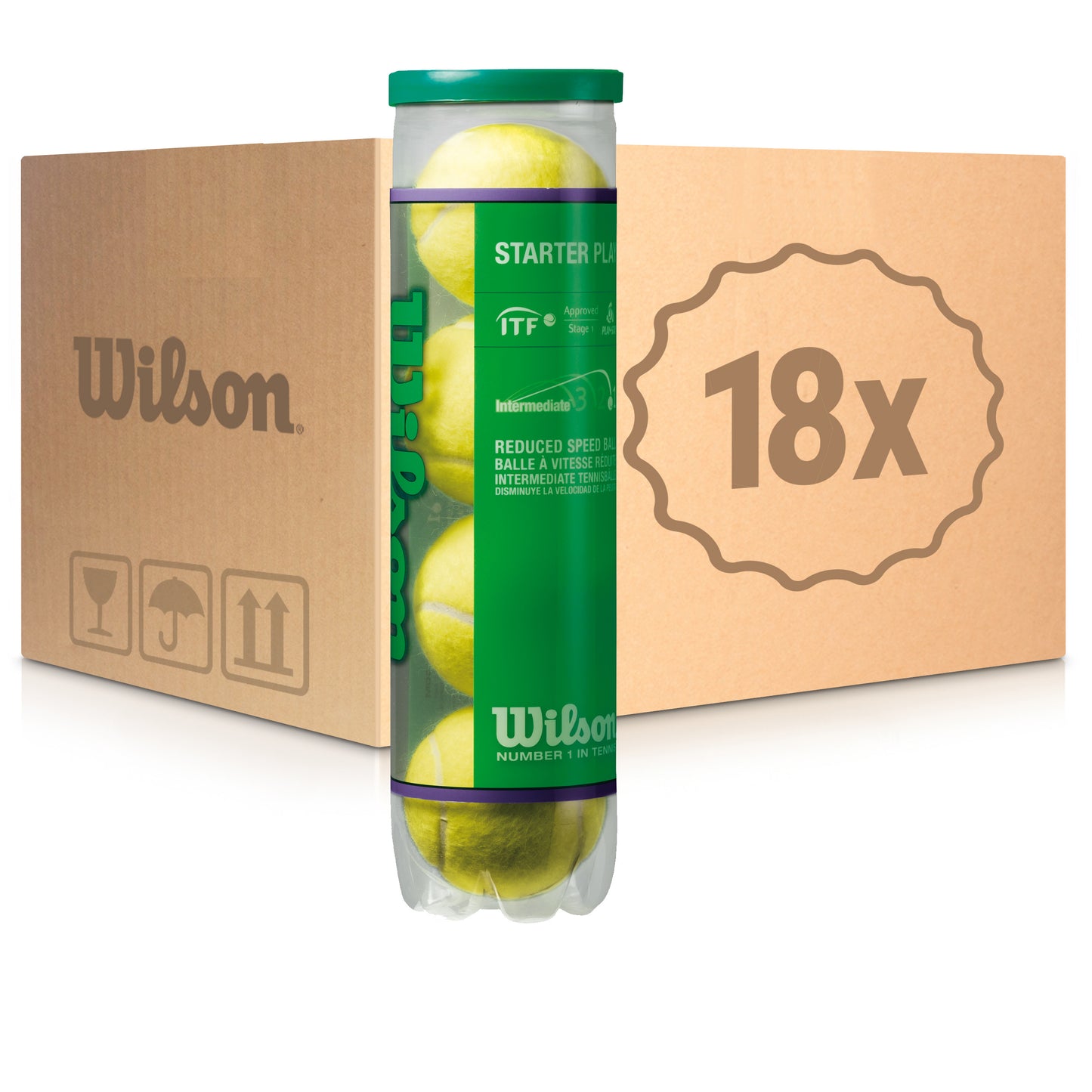 Wilson 18 x 4ks v dóze Starter Play (Stage 1) V kartónu Wilson 18 x 4ks v dóze Starter Play (Stage 1) V kartónu