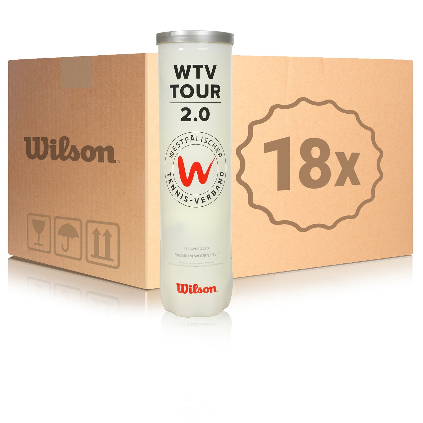 Wilson 18 x 4ks v dóze WTV TOUR 2.0 Wilson 18 x 4ks v dóze WTV TOUR 2.0