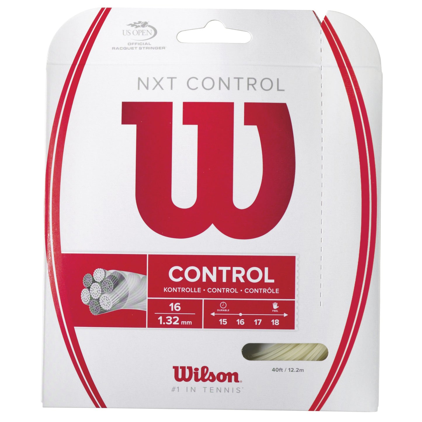 Wilson NXT Control Výpletová Sada 12,2m-Přírodní Barvy Wilson NXT Control Výpletová Sada 12,2m-Přírodní Barvy