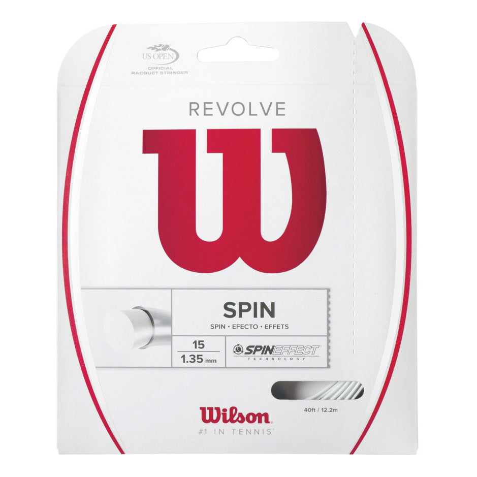 Wilson Revolve Výpletová Sada 12,2m-Bílá Wilson Revolve Výpletová Sada 12,2m-Bílá