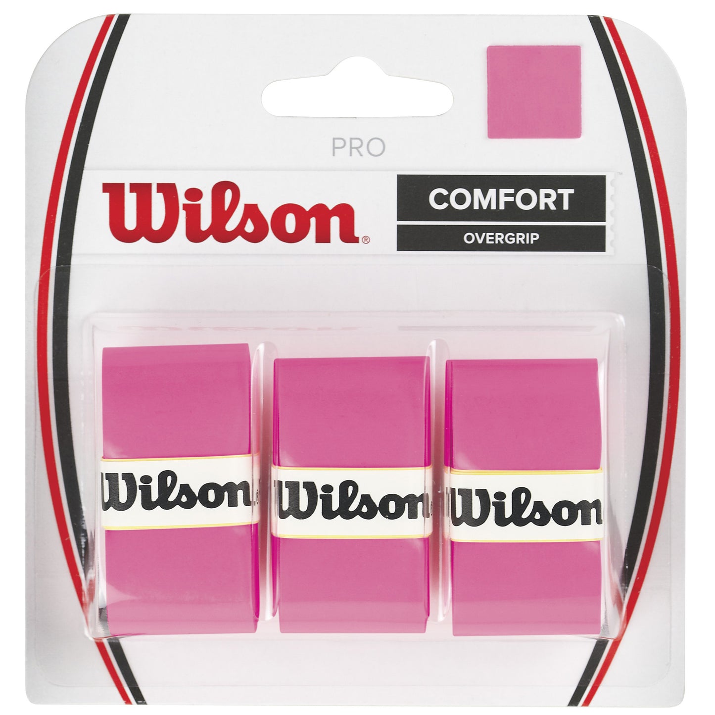 Wilson Pro Overgrip 3ks V Baleni-Růžová Wilson Pro Overgrip 3ks V Baleni-Růžová