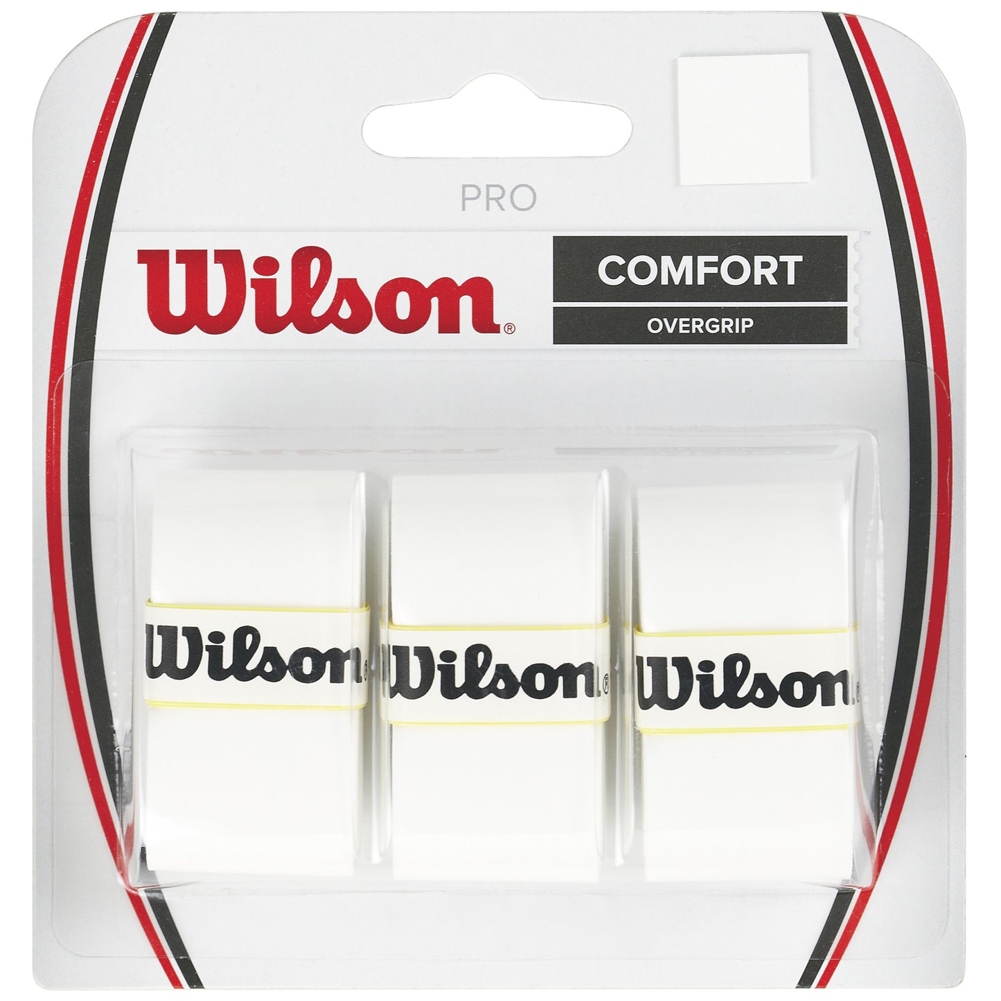 Wilson Pro Overgrip 3ks V Baleni-Bílá Wilson Pro Overgrip 3ks V Baleni-Bílá