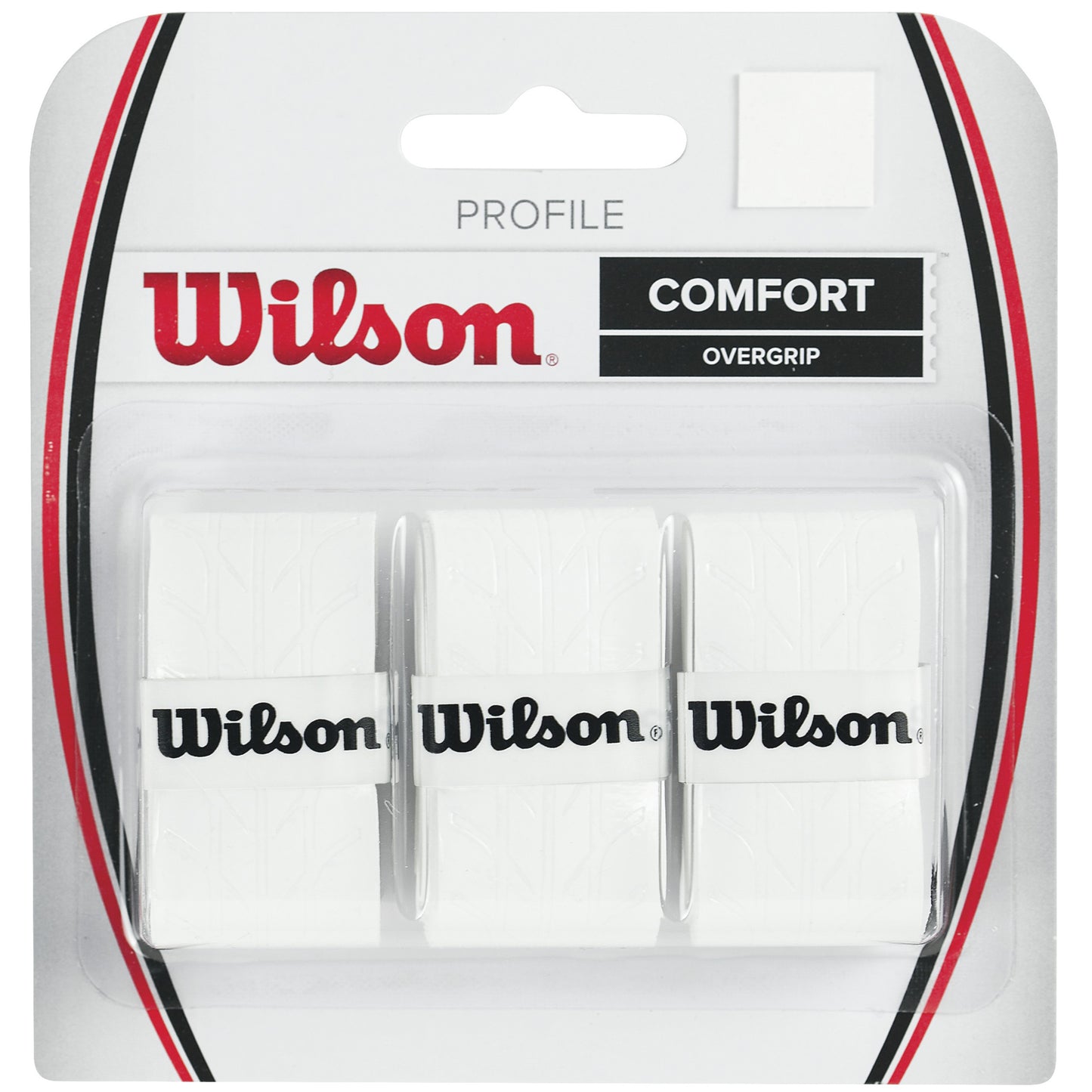 Wilson Profile Overgrip 3ks V Baleni-Bílá Wilson Profile Overgrip 3ks V Baleni-Bílá