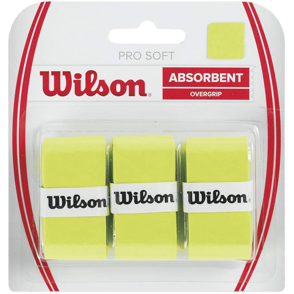Wilson Soft Overgrip 3ks V Baleni-Zelená Wilson Soft Overgrip 3ks V Baleni-Zelená