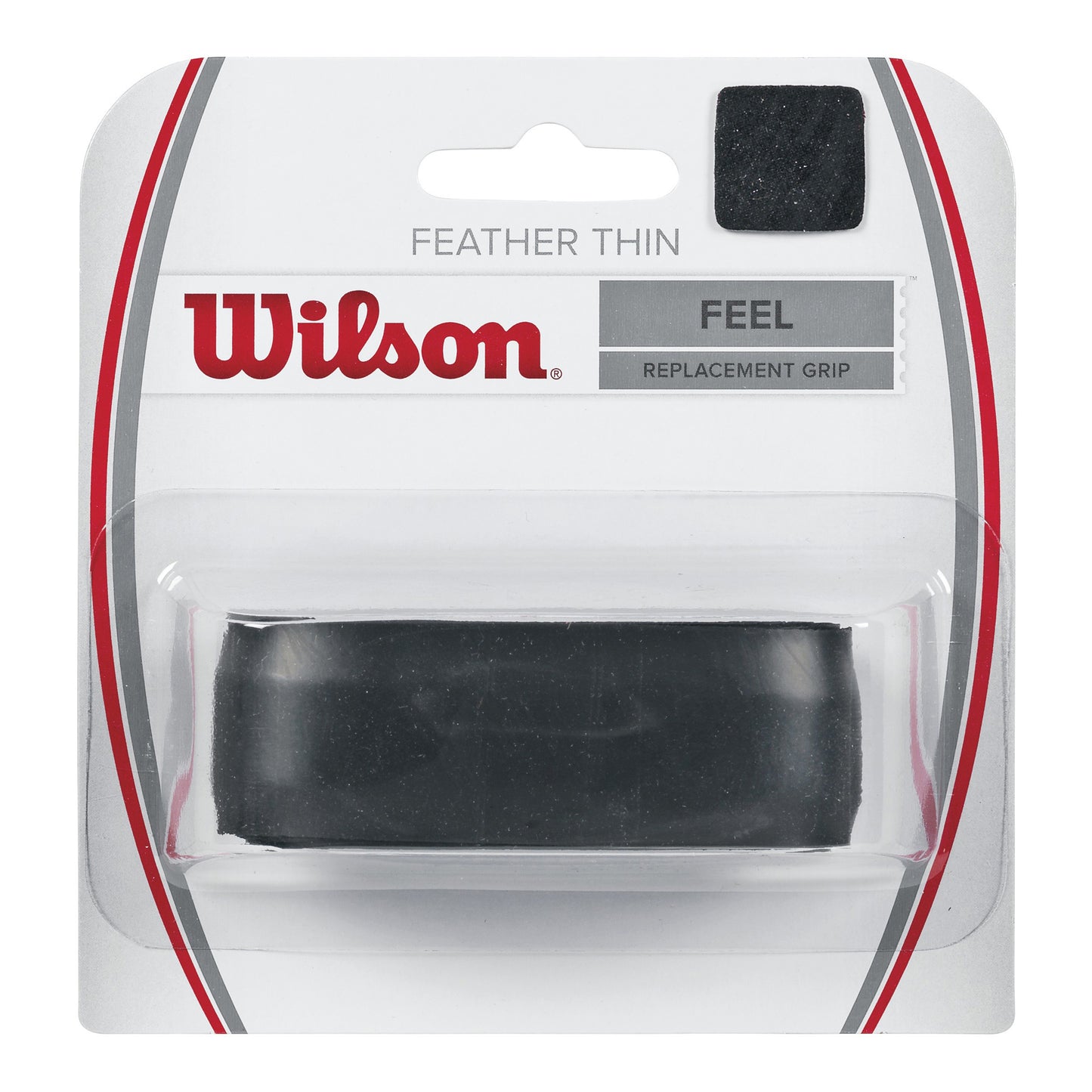 Wilson Featherthin Grip 1ks V Balení-Černá Wilson Featherthin Grip 1ks V Balení-Černá