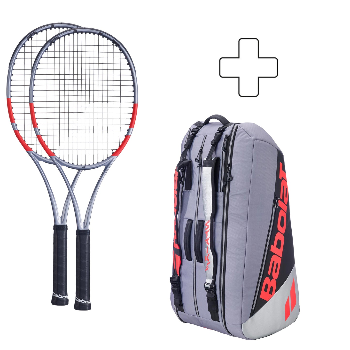 Babolat 2x Pure Strike 16x19 Navíc taška na raketu Babolat 2x Pure Strike 16x19 Navíc taška na raketu