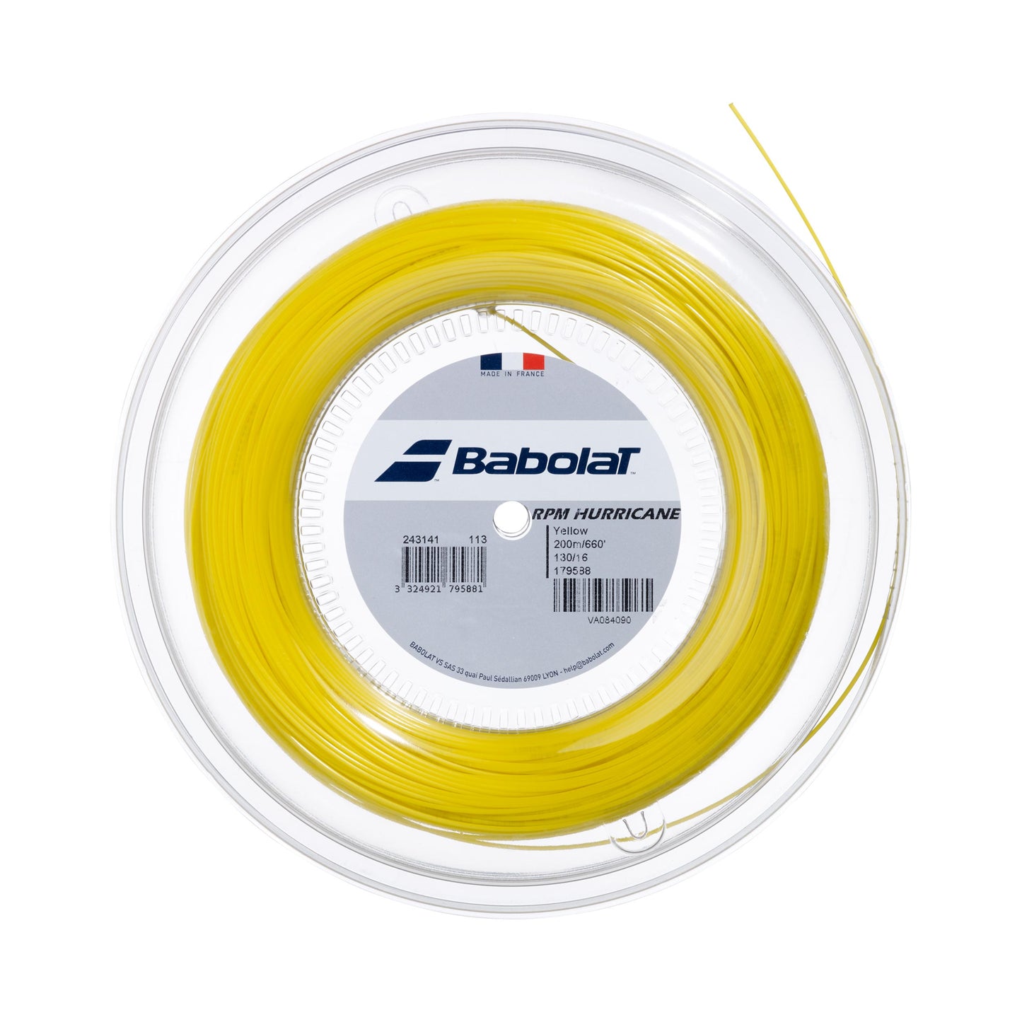 Babolat RPM Hurricane Výplet-Role 200m-Žlutá Babolat RPM Hurricane Výplet-Role 200m-Žlutá
