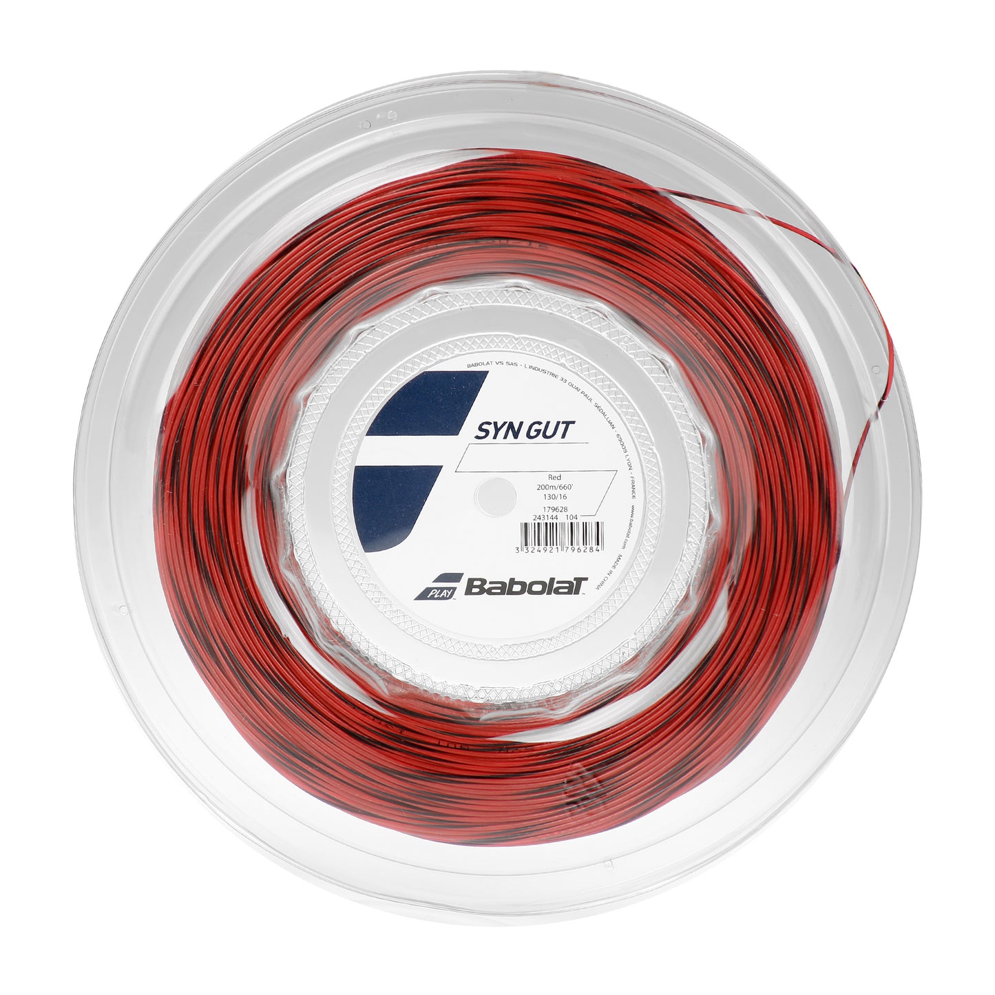 Babolat Syn Gut Výplet - role 200m - tmavě červená Babolat Syn Gut Výplet - role 200m - tmavě červená