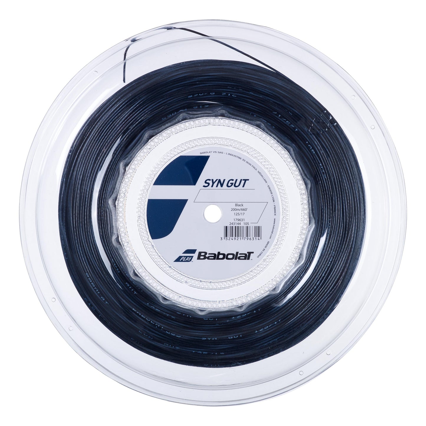 Babolat Synthetic Gut Výplet-Role 200m-Černá Babolat Synthetic Gut Výplet-Role 200m-Černá