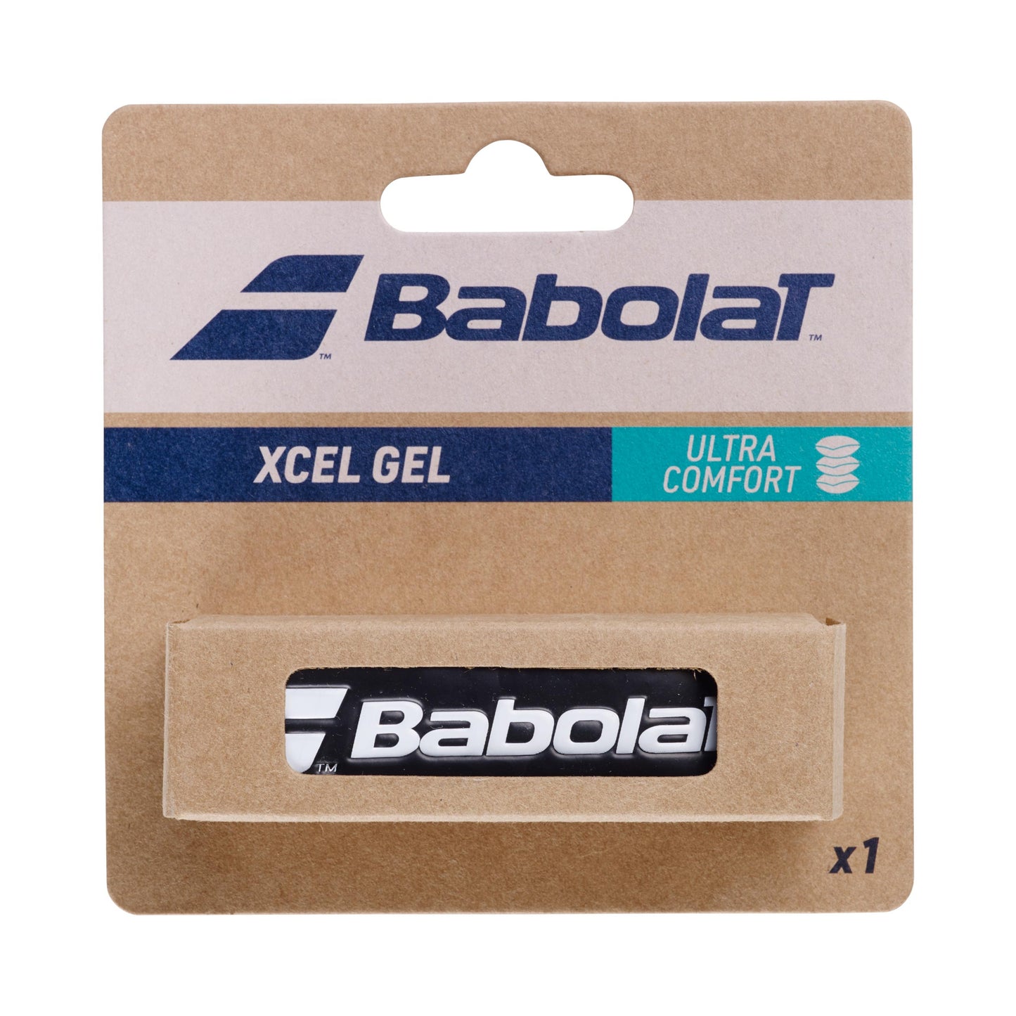 Babolat Xcel Gel 1ks V Balení-Černá Babolat Xcel Gel 1ks V Balení-Černá