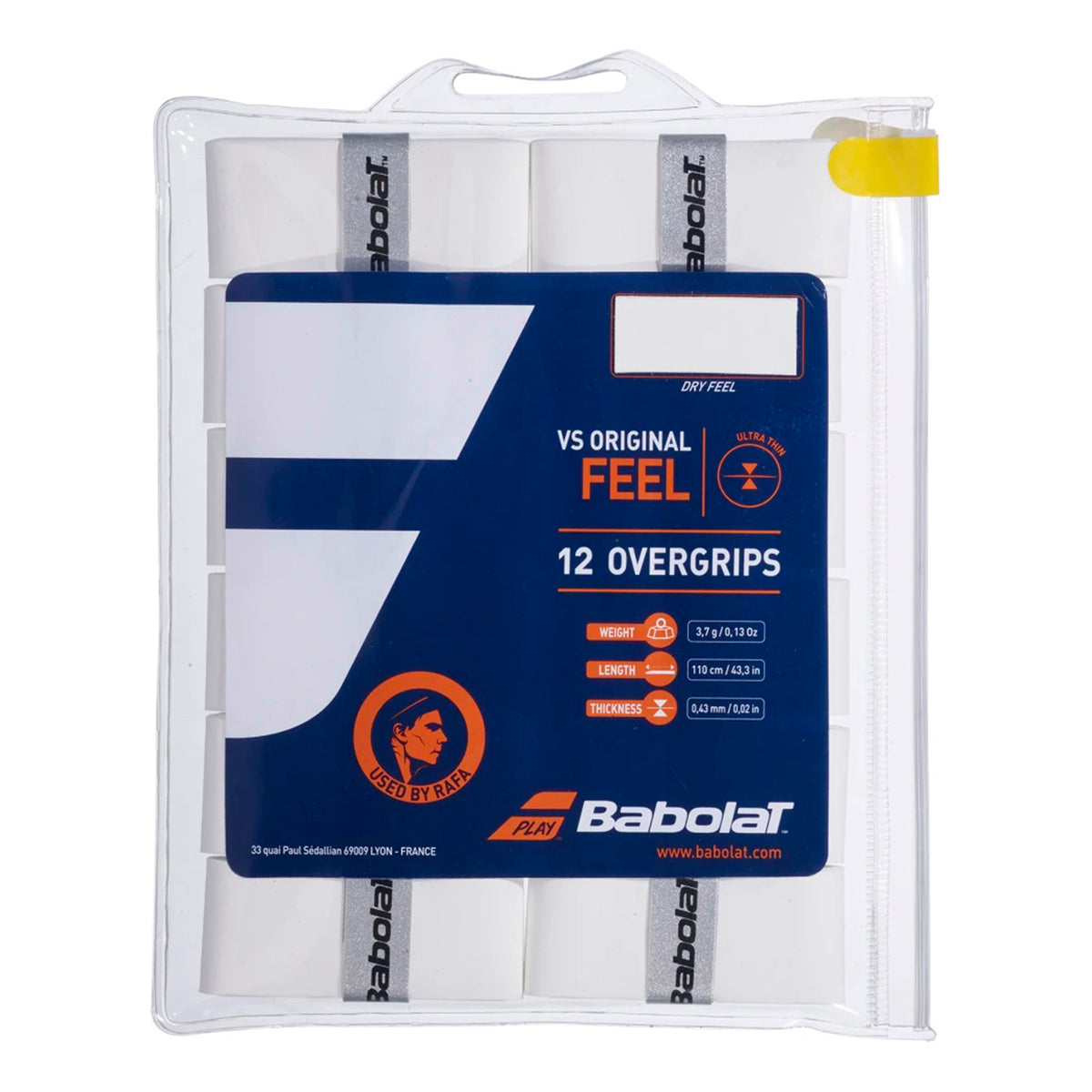 Babolat VS Grip Original 12ks baleni - bílá Babolat VS Grip Original 12ks baleni - bílá