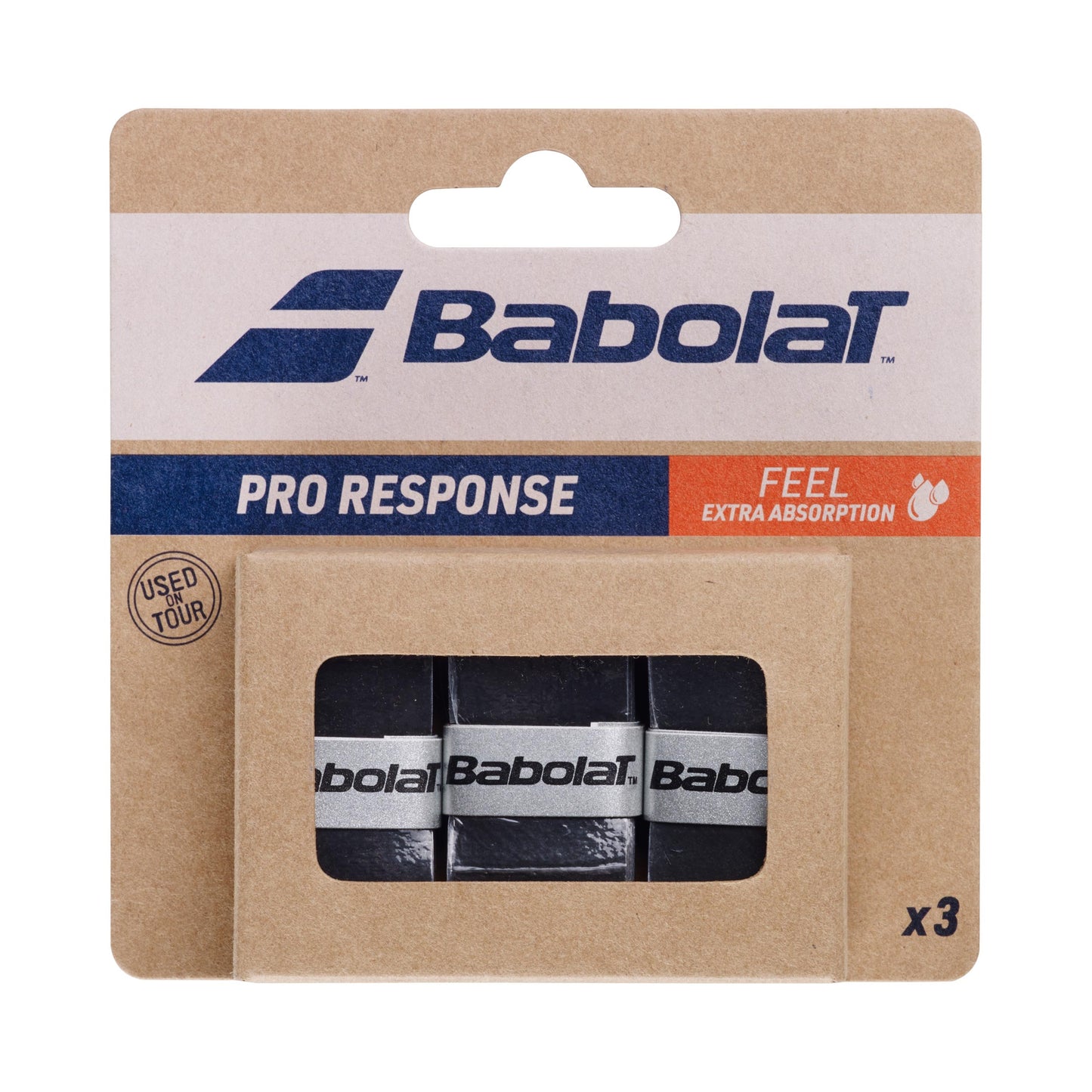 Babolat Pro Response 3ks V Baleni-Černá Babolat Pro Response 3ks V Baleni-Černá