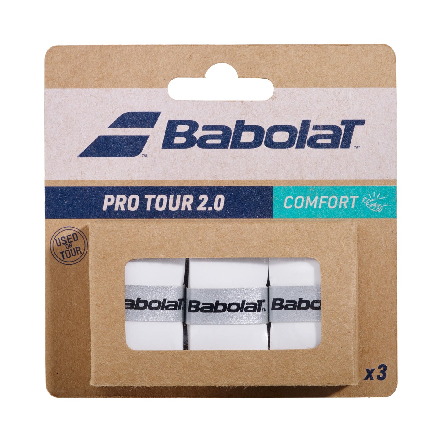 Babolat Pro Tour 2.0 X3 3ks V Baleni-Bílá Babolat Pro Tour 2.0 X3 3ks V Baleni-Bílá