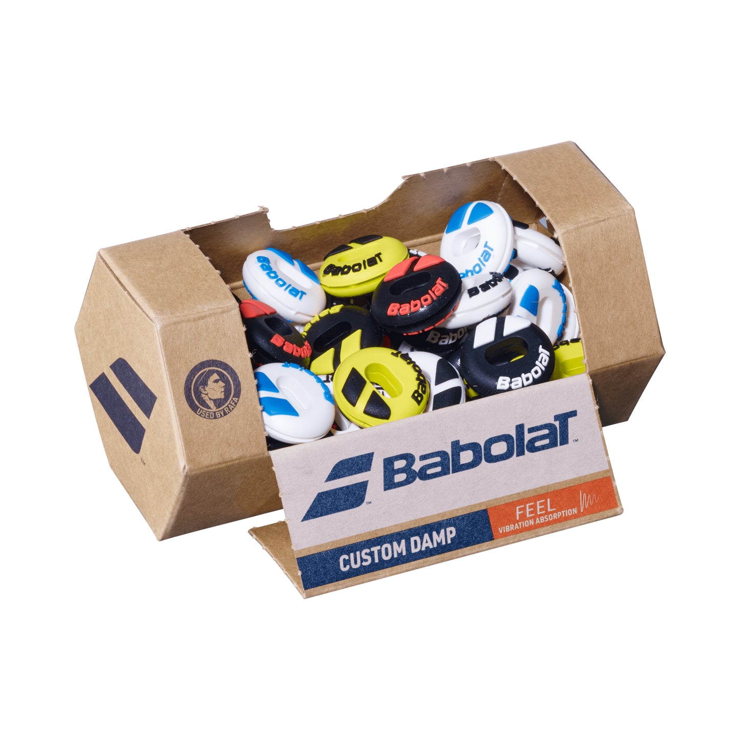 Babolat Custom Damp Tlumítko Vibrací 48ks Box-Vícebarevné Babolat Custom Damp Tlumítko Vibrací 48ks Box-Vícebarevné