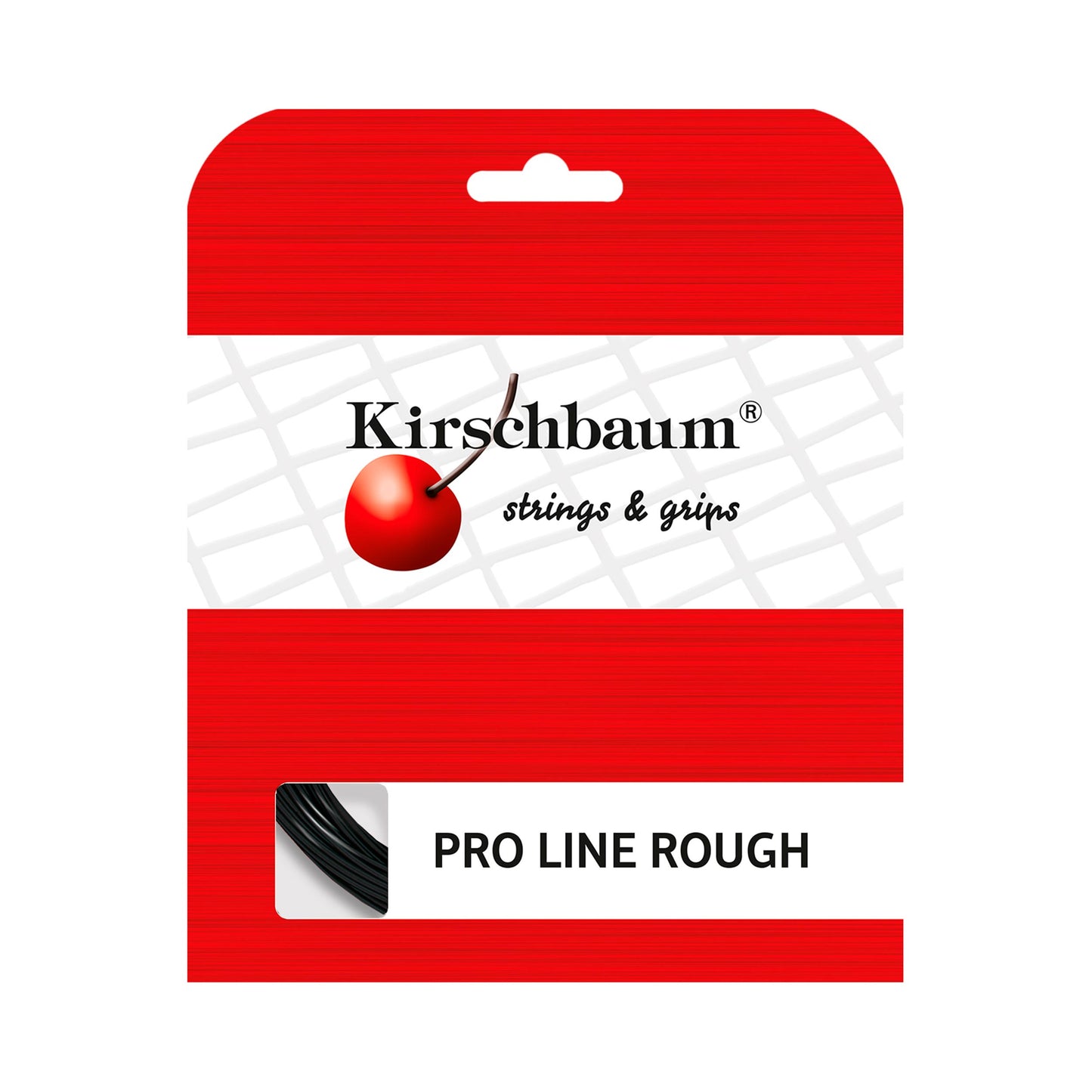 Kirschbaum Pro Line Rough Výpletová Sada 12m-Černá Kirschbaum Pro Line Rough Výpletová Sada 12m-Černá