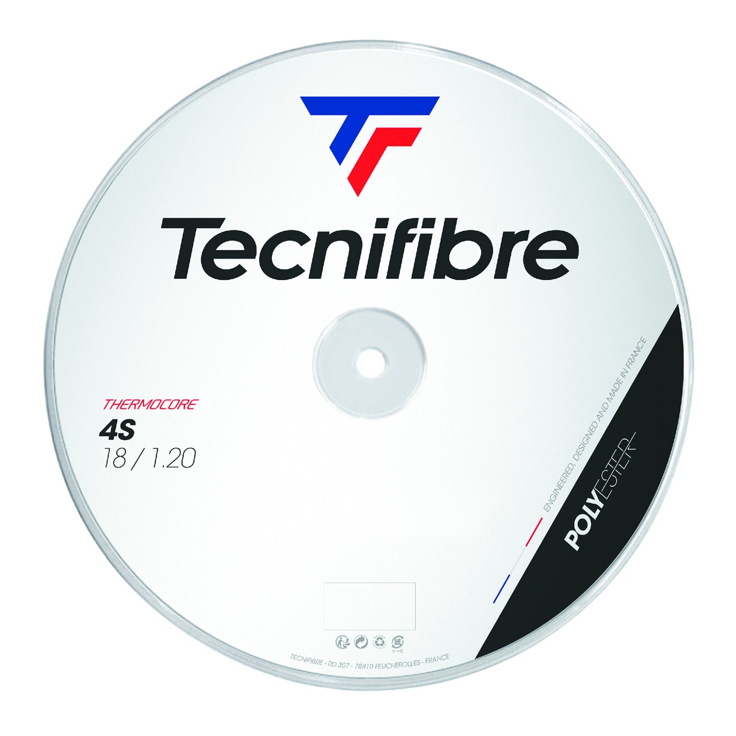 Tecnifibre Black Code 4S 200m Výplet-Role-Černá Tecnifibre Black Code 4S 200m Výplet-Role-Černá