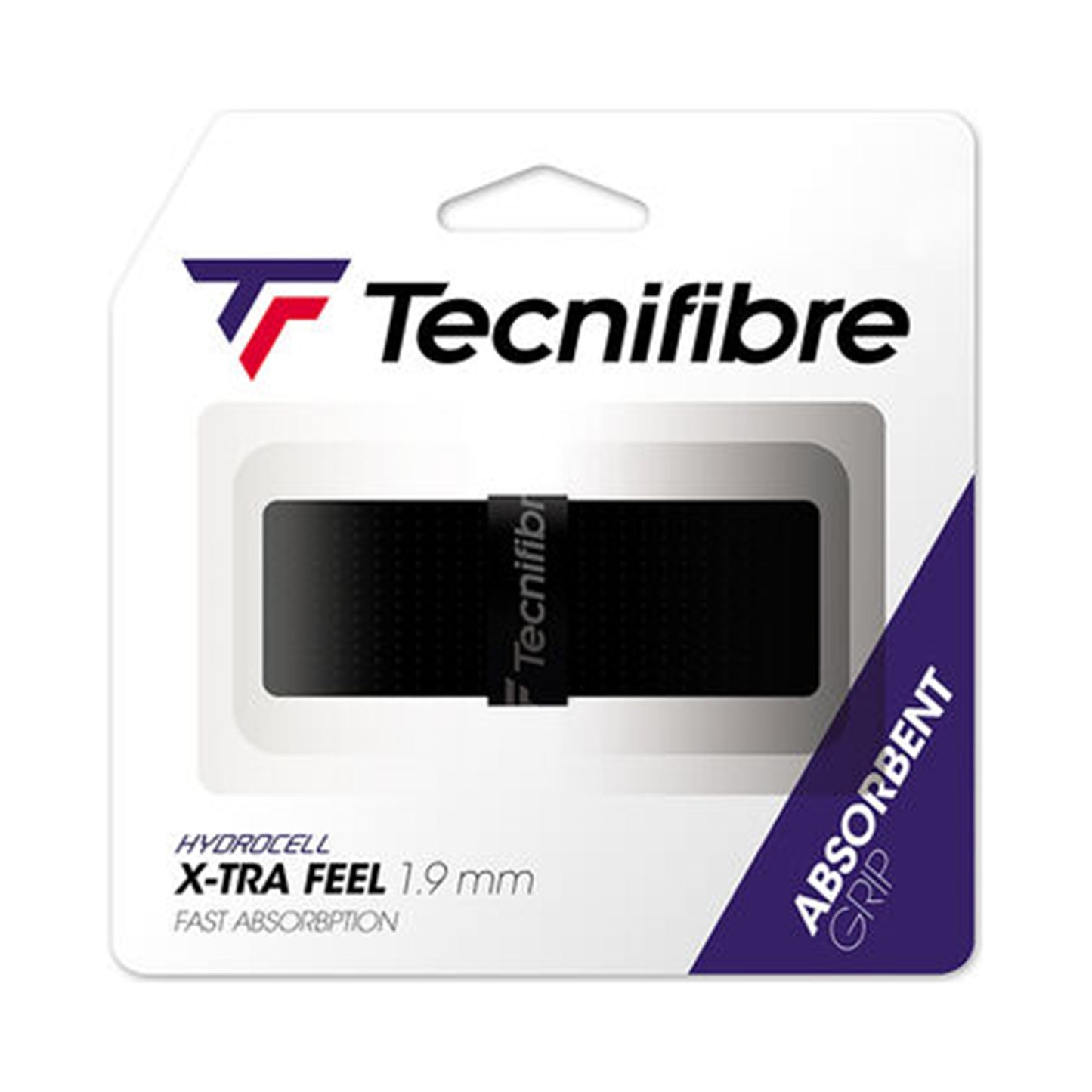 Tecnifibre X-Tra Feel 1ks V Balení-Černá Tecnifibre X-Tra Feel 1ks V Balení-Černá
