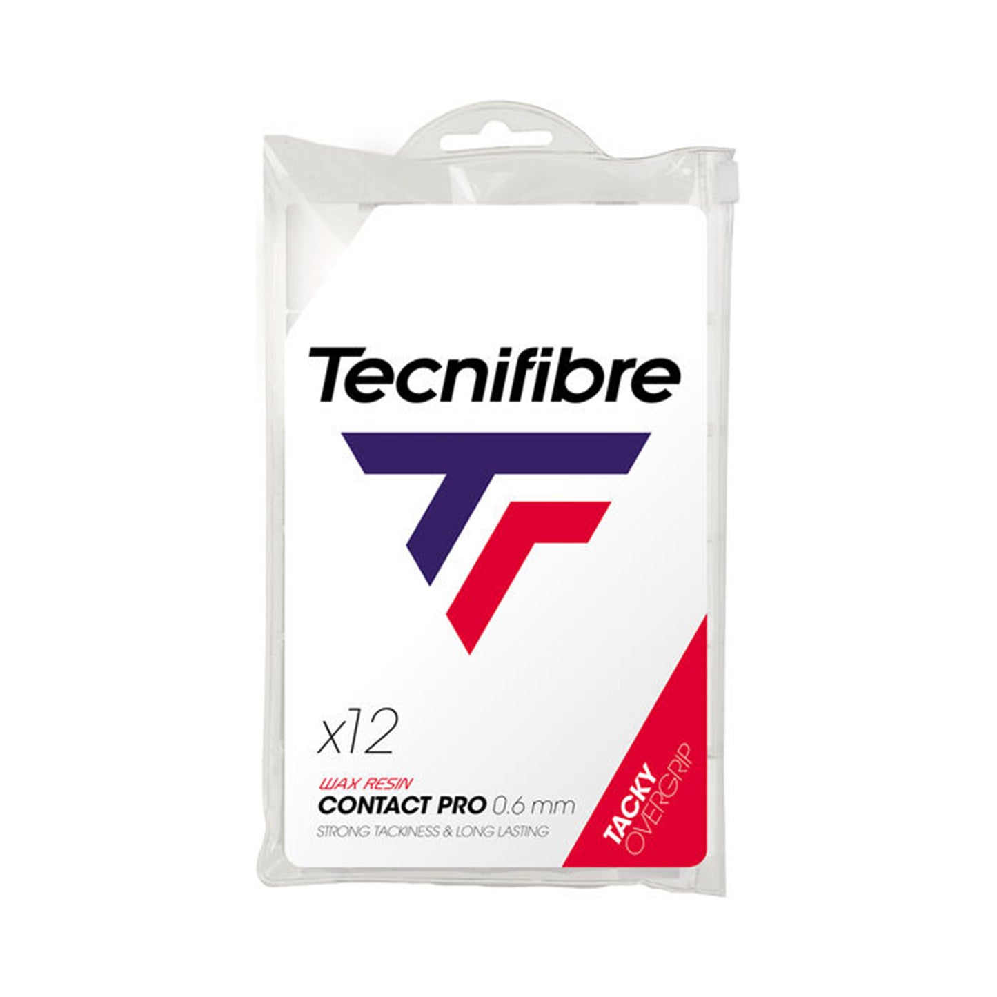 Tecnifibre Pro Contact 12ks Baleni-Bílá Tecnifibre Pro Contact 12ks Baleni-Bílá