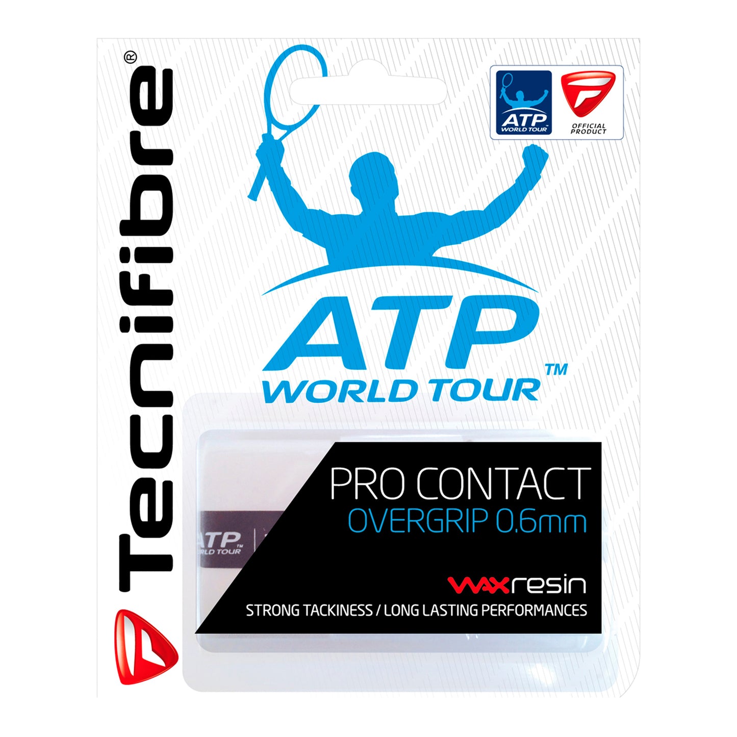 Tecnifibre Contact Pro Weiss 3ks V Baleni-Bílá Tecnifibre Contact Pro Weiss 3ks V Baleni-Bílá