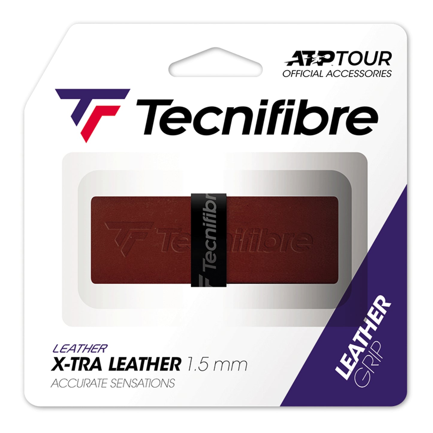 Tecnifibre Lederband 1ks V Balení-Hnědá Tecnifibre Lederband 1ks V Balení-Hnědá