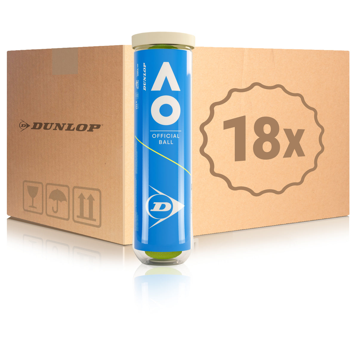 Dunlop 18 x 4ks v dóze Australian Open Dunlop 18 x 4ks v dóze Australian Open