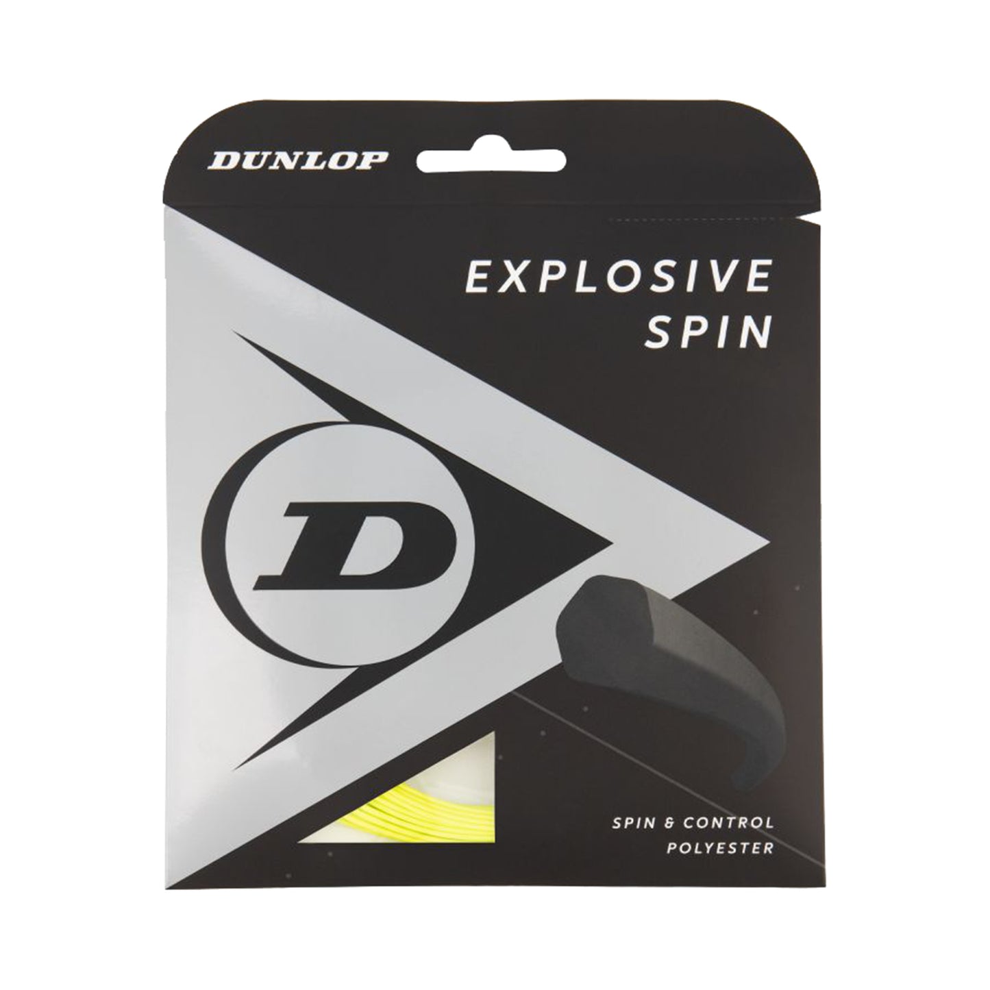 Dunlop Explosive Spin Výpletová Sada 12m-Žlutá Dunlop Explosive Spin Výpletová Sada 12m-Žlutá