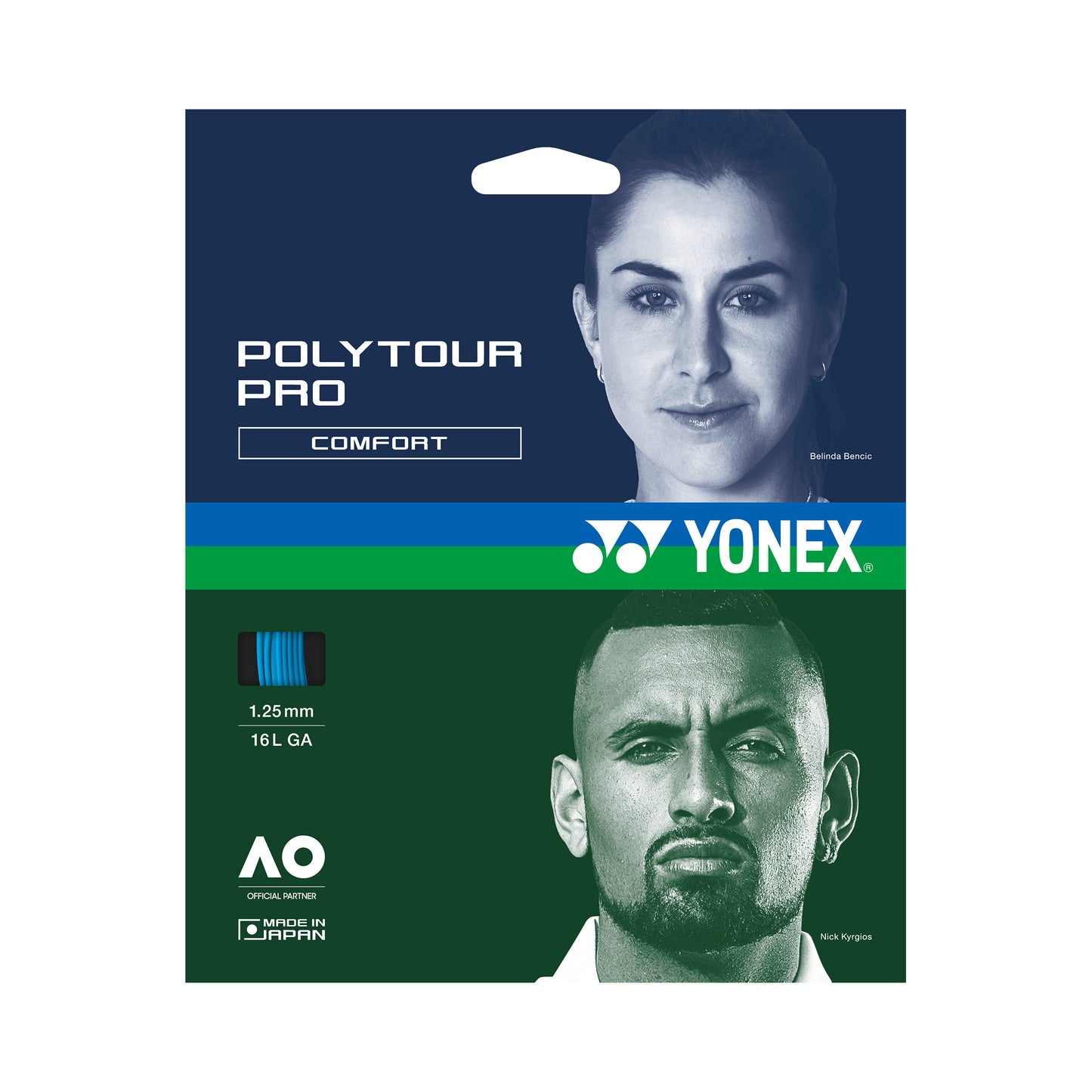 Yonex Poly Tour Pro Výpletová sada 12m - modrá Yonex Poly Tour Pro Výpletová sada 12m - modrá