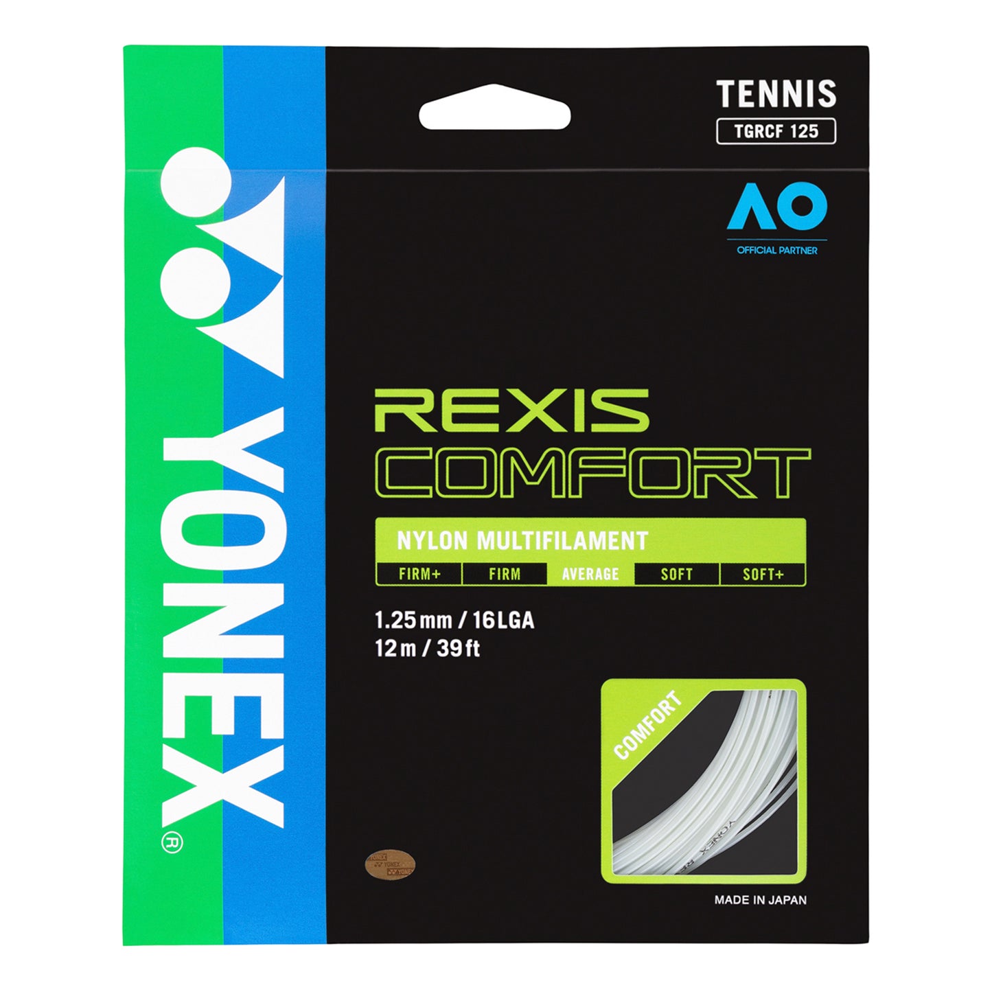 Yonex REXIS Comfort Výpletová sada 12m - bílá Yonex REXIS Comfort Výpletová sada 12m - bílá