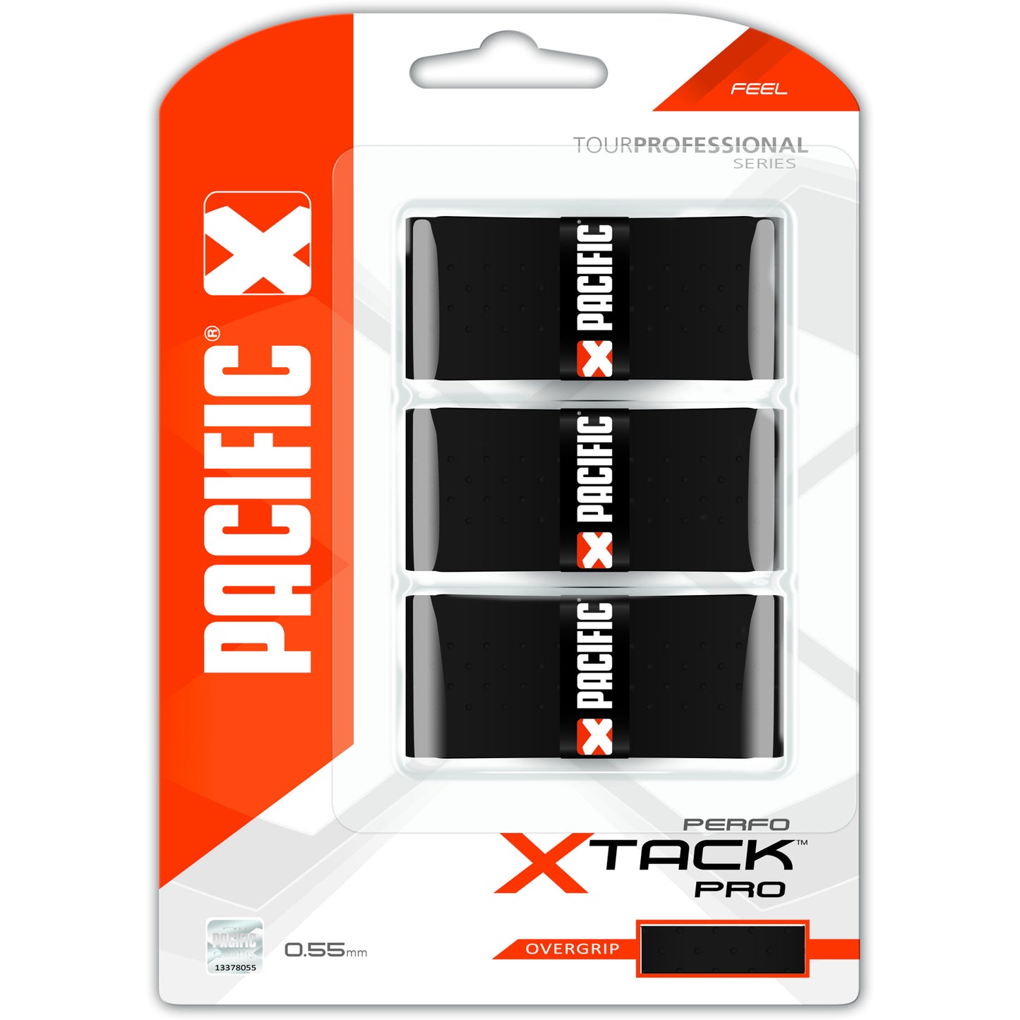 Pacific X Tack Pro Perfo 3ks V Baleni-Černá Pacific X Tack Pro Perfo 3ks V Baleni-Černá