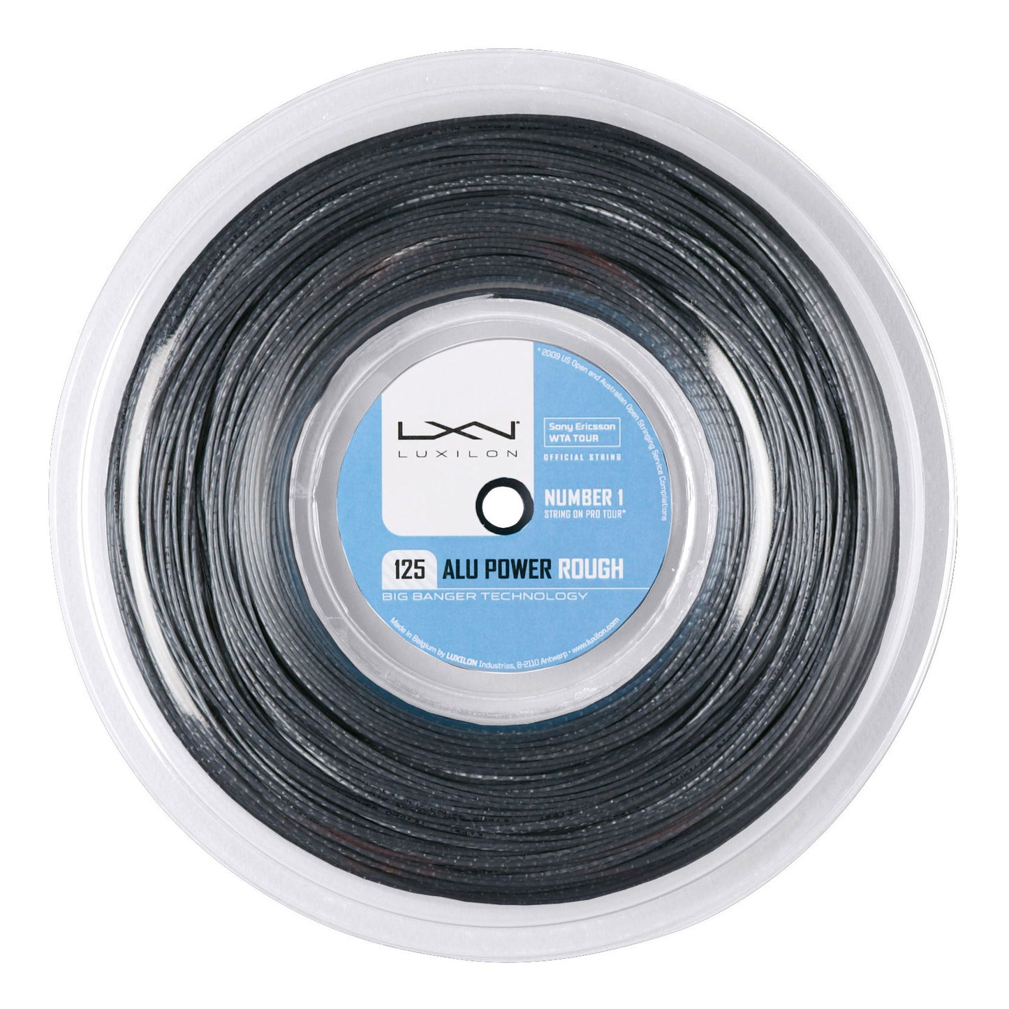 Luxilon Alu Power Rough Výplet-Role 220m-Stříbrná Luxilon Alu Power Rough Výplet-Role 220m-Stříbrná