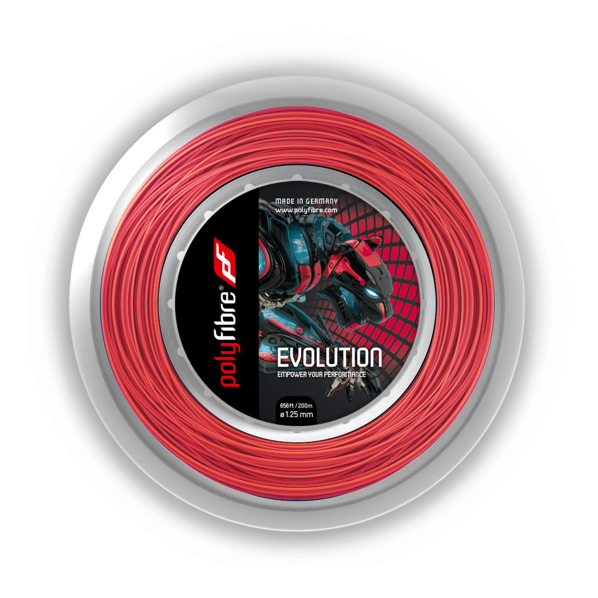 Polyfibre Evolution Výplet-Role 200m-Červená Polyfibre Evolution Výplet-Role 200m-Červená