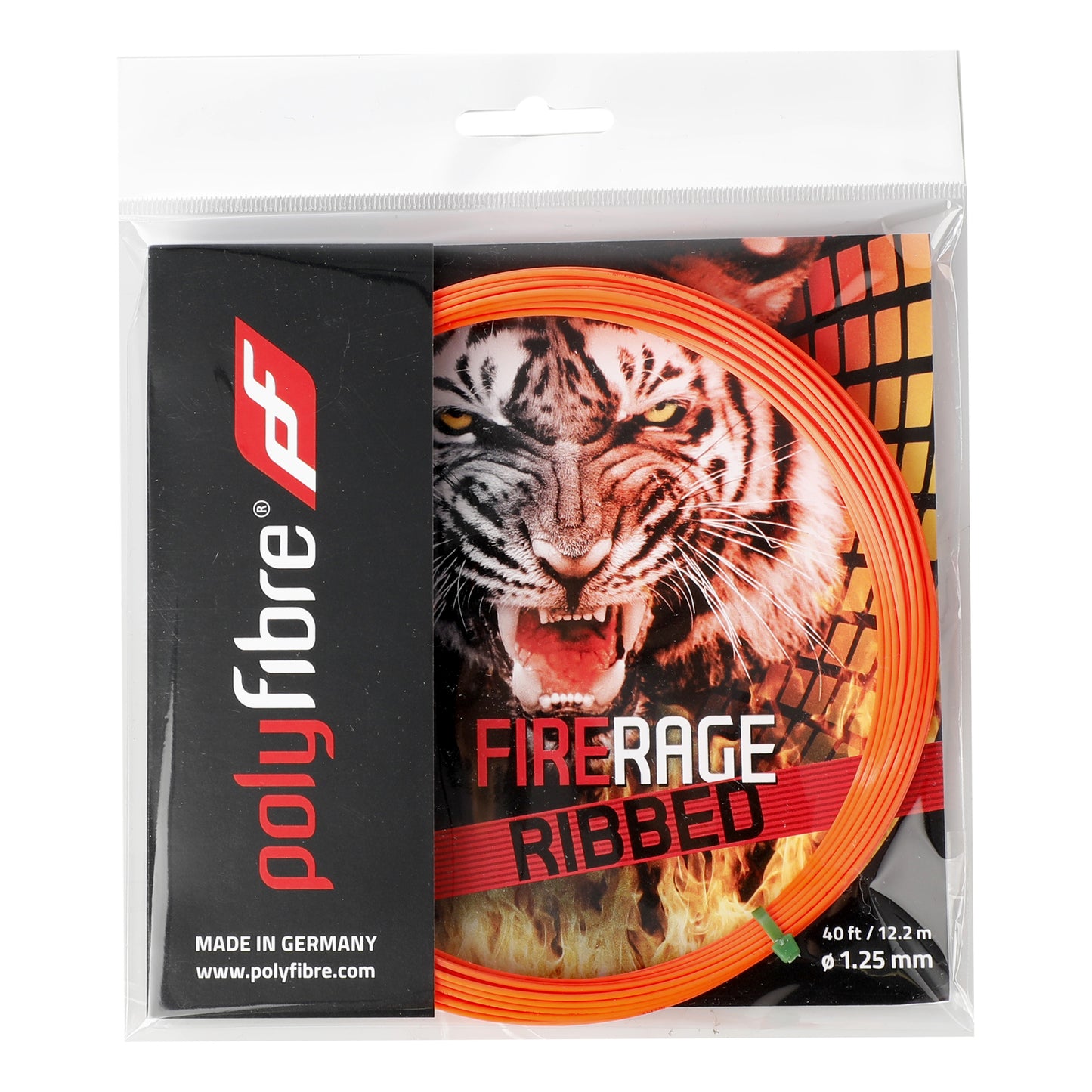 Polyfibre Firerage Ribbed 12m Výpletová Sada-Červená Polyfibre Firerage Ribbed 12m Výpletová Sada-Červená