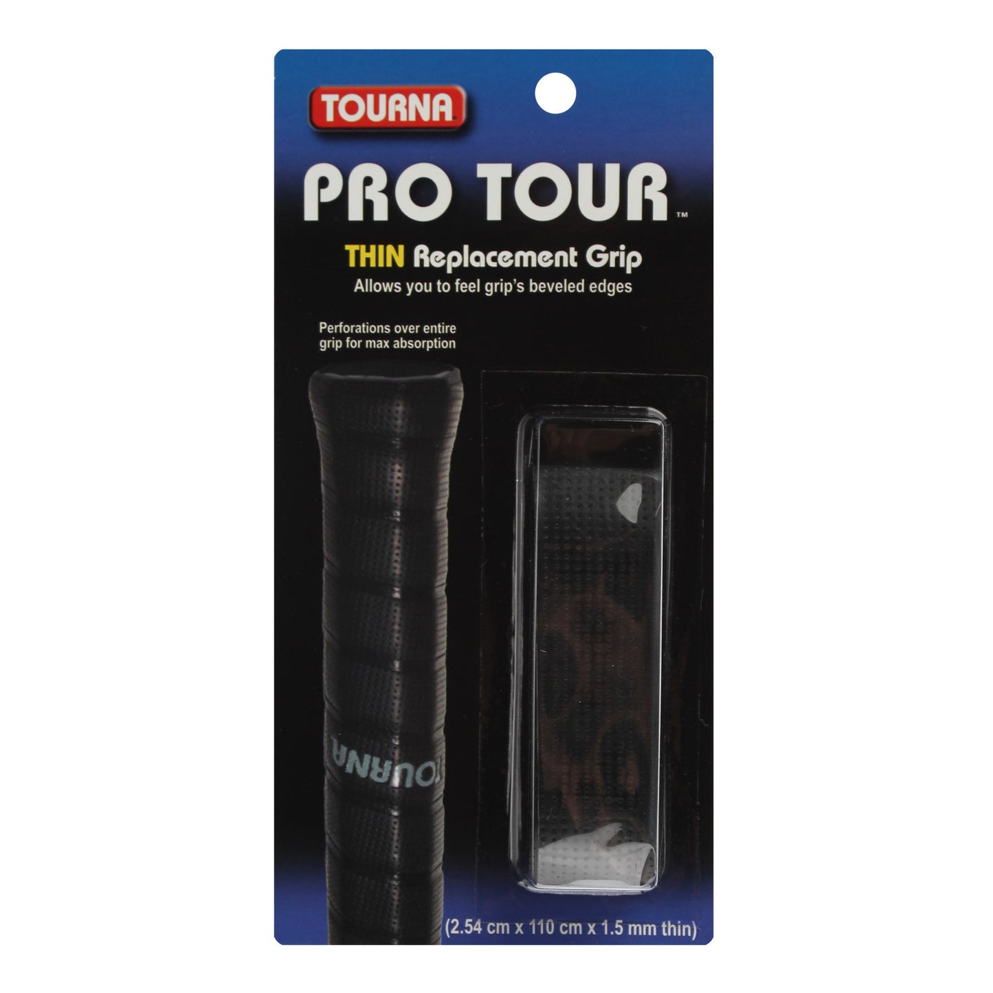 Tourna Pro Tour Grip 1ks V Balení-Černá Tourna Pro Tour Grip 1ks V Balení-Černá
