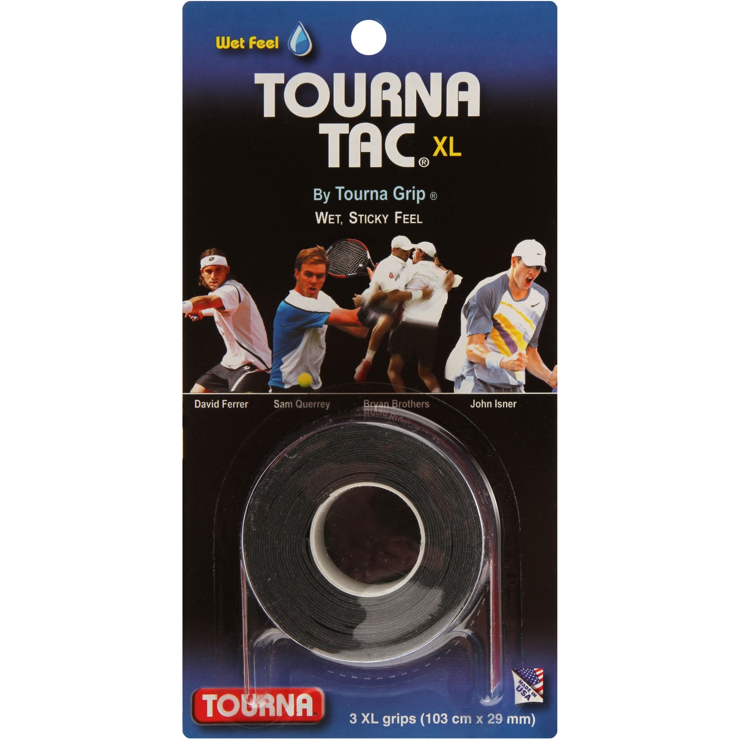 Tourna Tac 3ks V Baleni-Černá Tourna Tac 3ks V Baleni-Černá