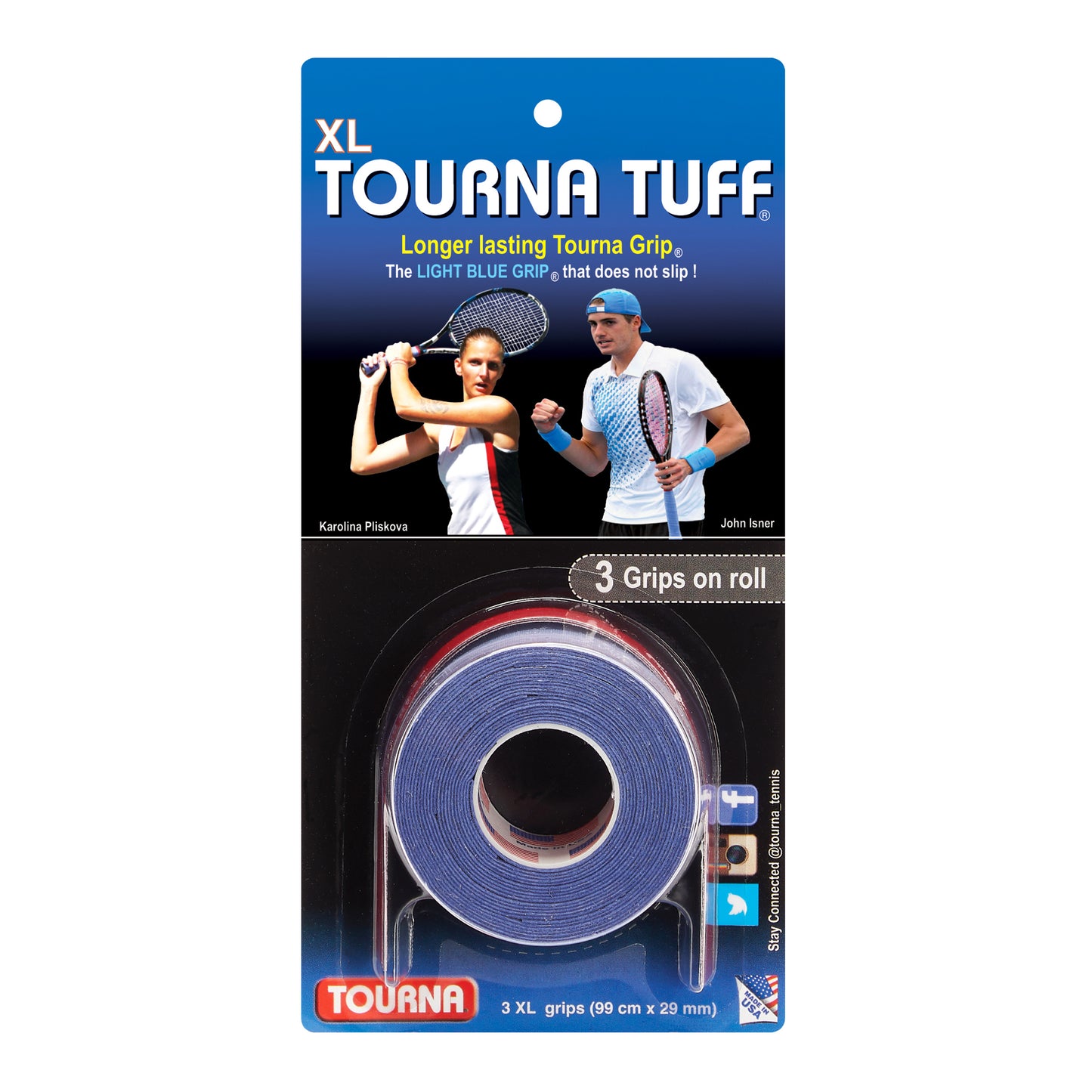 Tourna Tuff 3ks V Baleni-Modrá Tourna Tuff 3ks V Baleni-Modrá