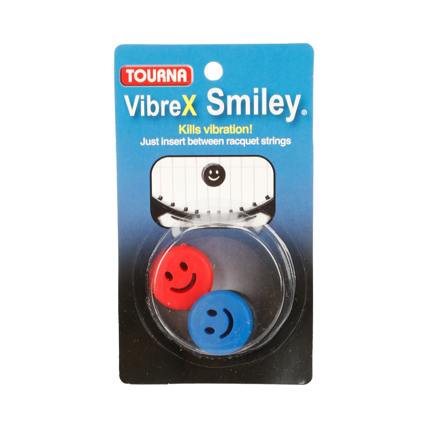 Tourna Vibrex Smile Tlumítko Vibrací 3ks V Baleni-Červená,Černá Tourna Vibrex Smile Tlumítko Vibrací 3ks V Baleni-Červená,Černá