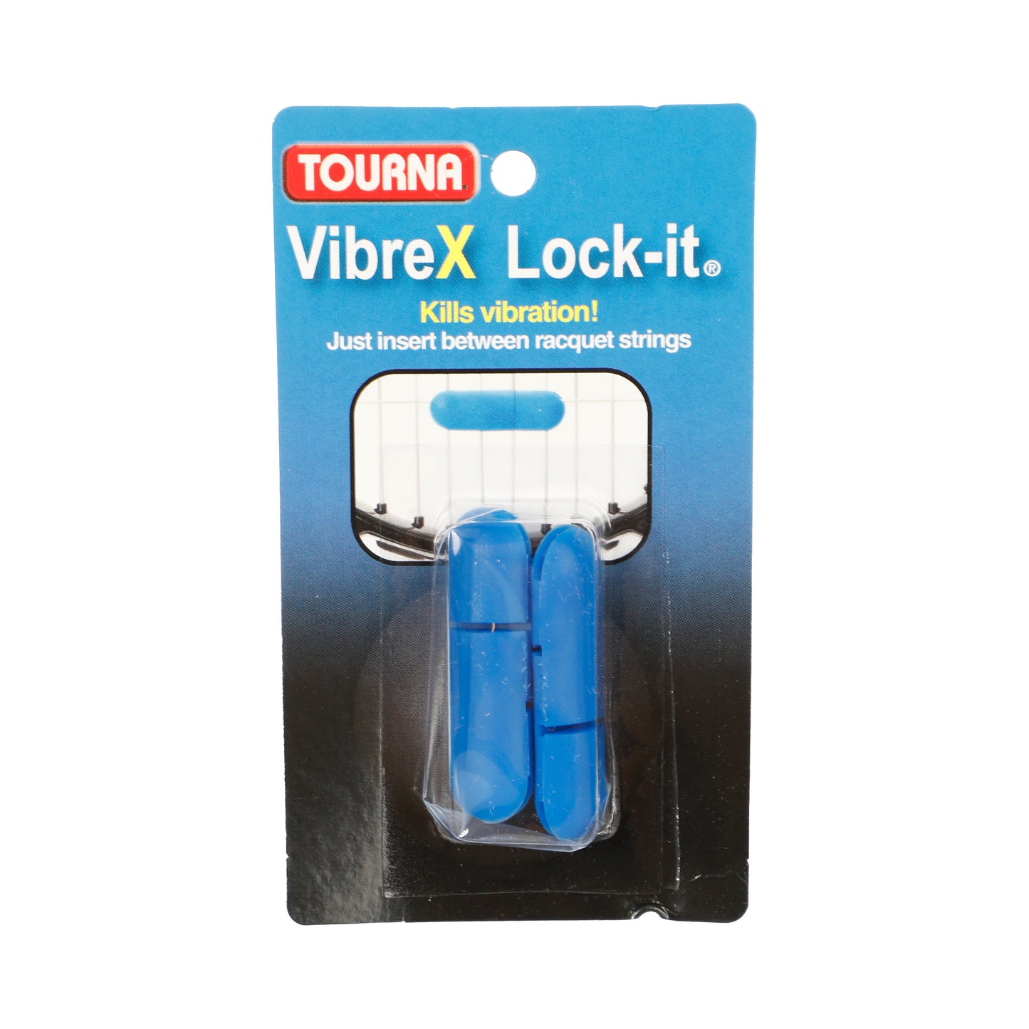 Tourna Vibrex Lock Tlumítko Vibrací 2ks V Baleni-Modrá Tourna Vibrex Lock Tlumítko Vibrací 2ks V Baleni-Modrá