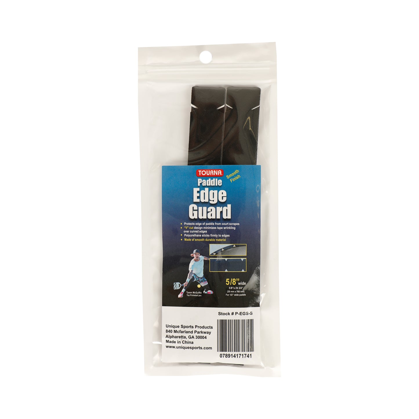 Tourna Padel Edge Guard 15mm Ochranná Páska Rámu Pro Pickleball-Černá Tourna Padel Edge Guard 15mm Ochranná Páska Rámu Pro Pickleball-Černá
