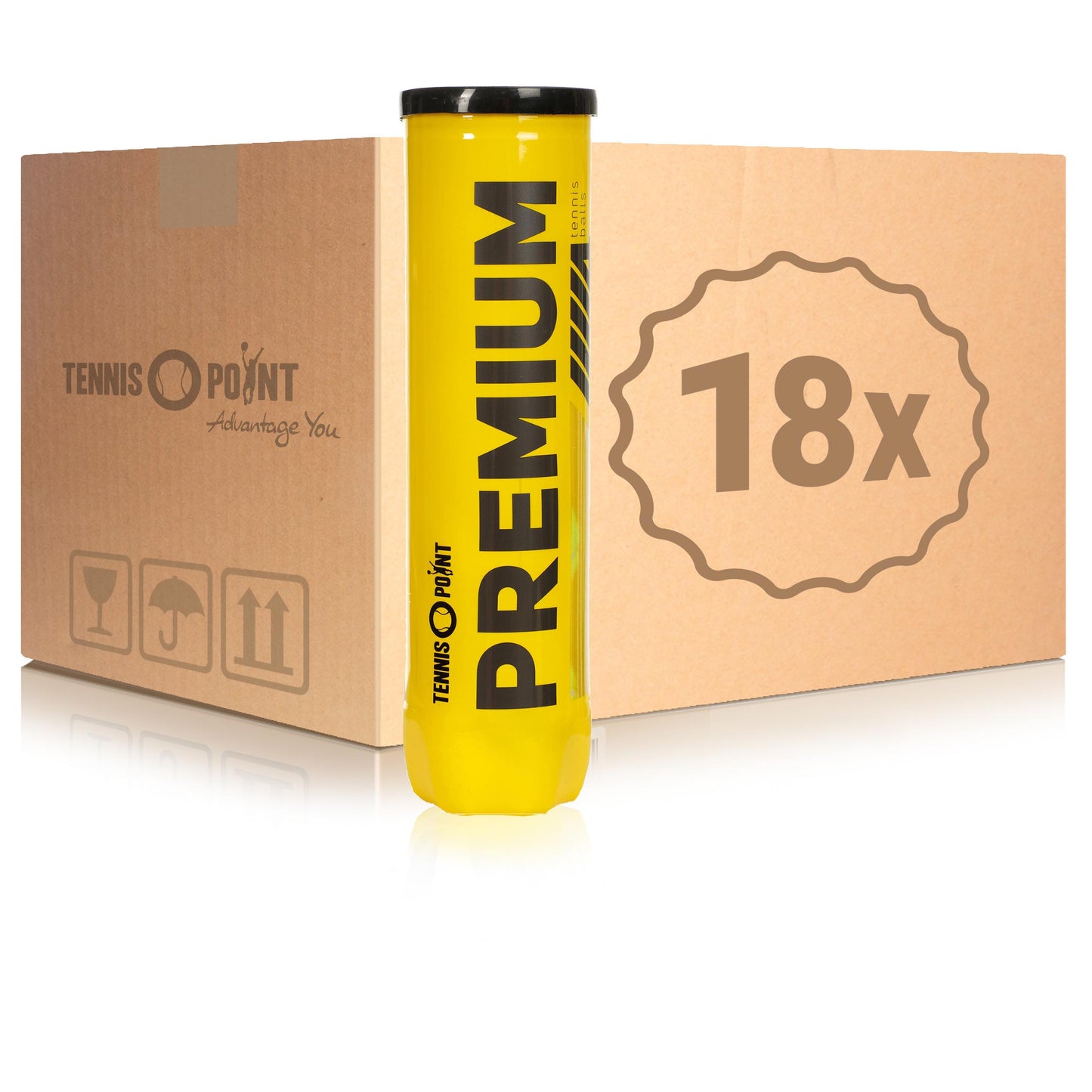 Tennis-Point 18 x 4ks v dóze Premium V kartónu Tennis-Point 18 x 4ks v dóze Premium V kartónu