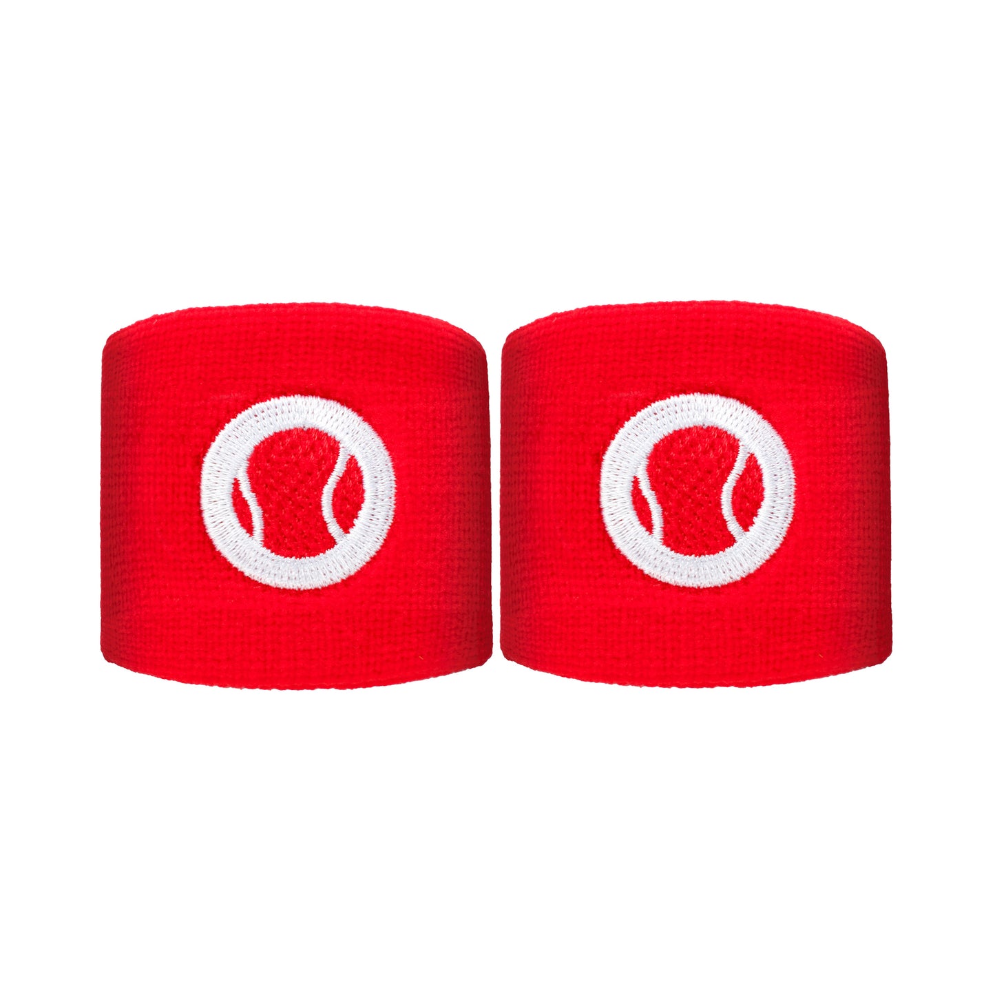 Tennis-Point Short Potítko 2ks v baleni Unisex - červená, Tennis-Point Short Potítko 2ks v baleni Unisex - červená,